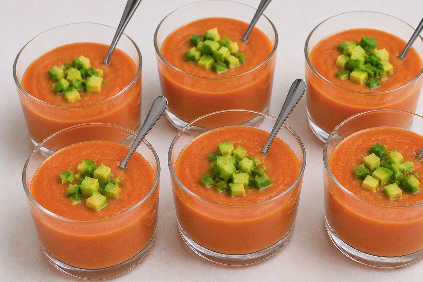 Watermelon Gazpacho with Avocado