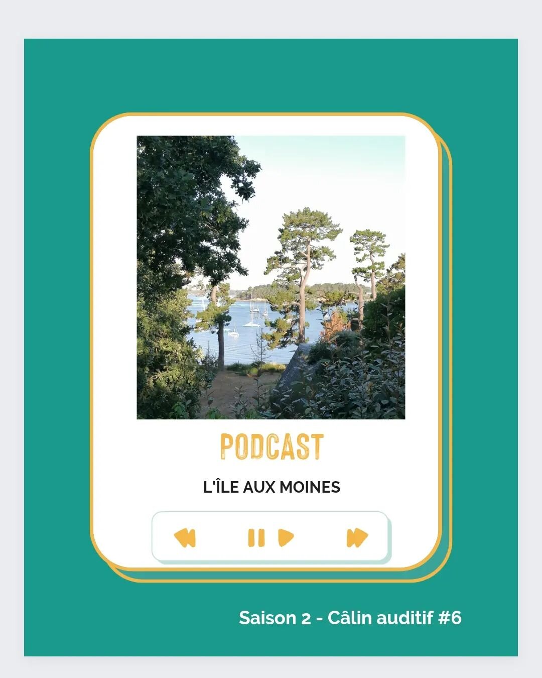 Un nouveau c&acirc;lin auditif est en ligne 🤗

Je vous emm&egrave;ne &agrave; l'&icirc;le aux moines, &eacute;videmment !

Bonne &eacute;coute et n'oubliez pas, si vous voulez soutenir le #podcast vous pouvez :
🌵 Mettre 5 &eacute;toiles et 1 comme 