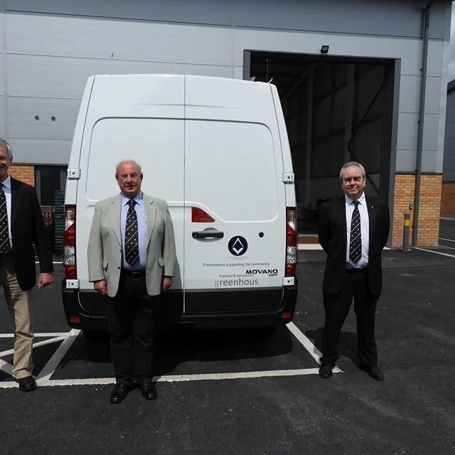 Shropshire&rsquo;s 2nd oldest lodge Salopian Lodge of Charity, No. 117 has donated a new bus to Shrewsbury Food Hub from the Mary Lawrence fund. 
See report at https://www.shropshirestar.com/news/local-hubs/shrewsbury/2020/06/11/shrewsbury-food-hub-g