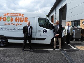 "117" funds new van for Shrewsbury Food Hub