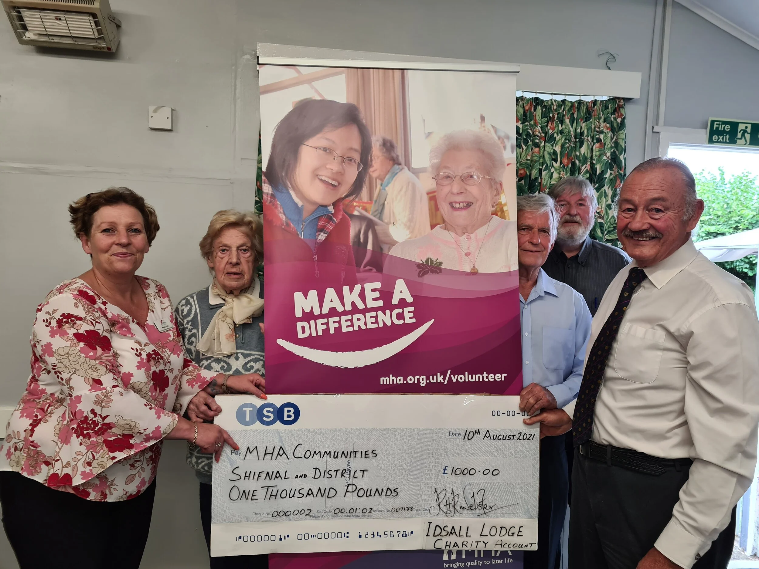 Idsall Lodge supporting the local community - once again!