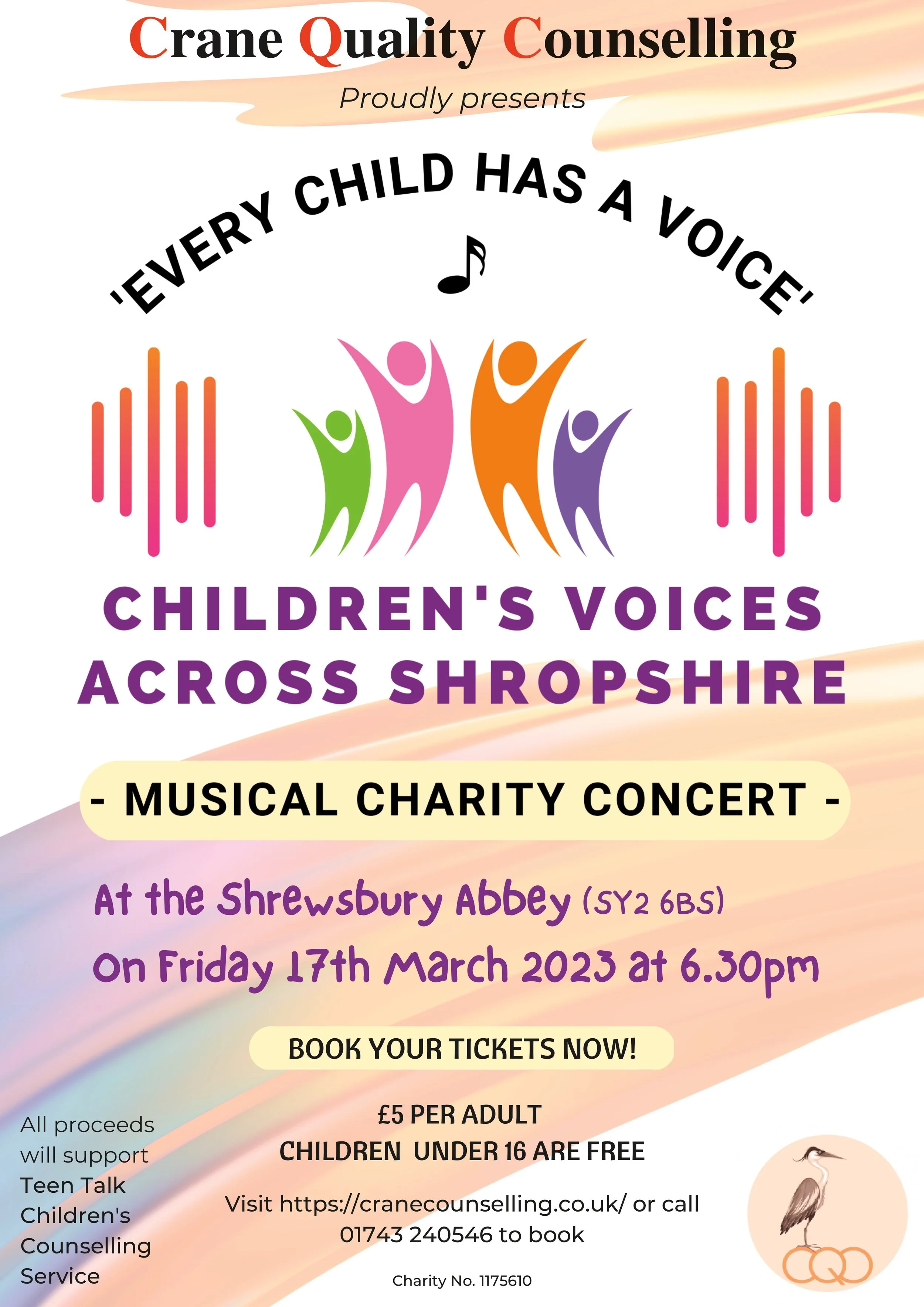 Crane Counselling Childrens' Concert