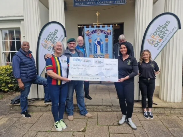 Idsall Lodge supporting the Royal Marines Association.