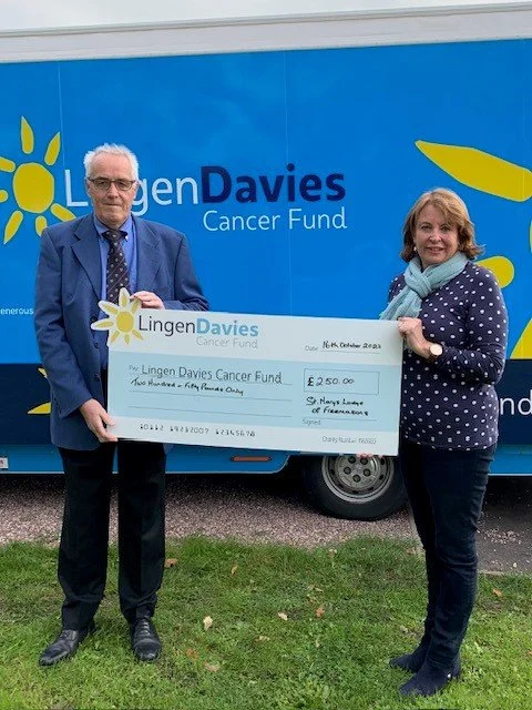 St Mary’s cheque presentations