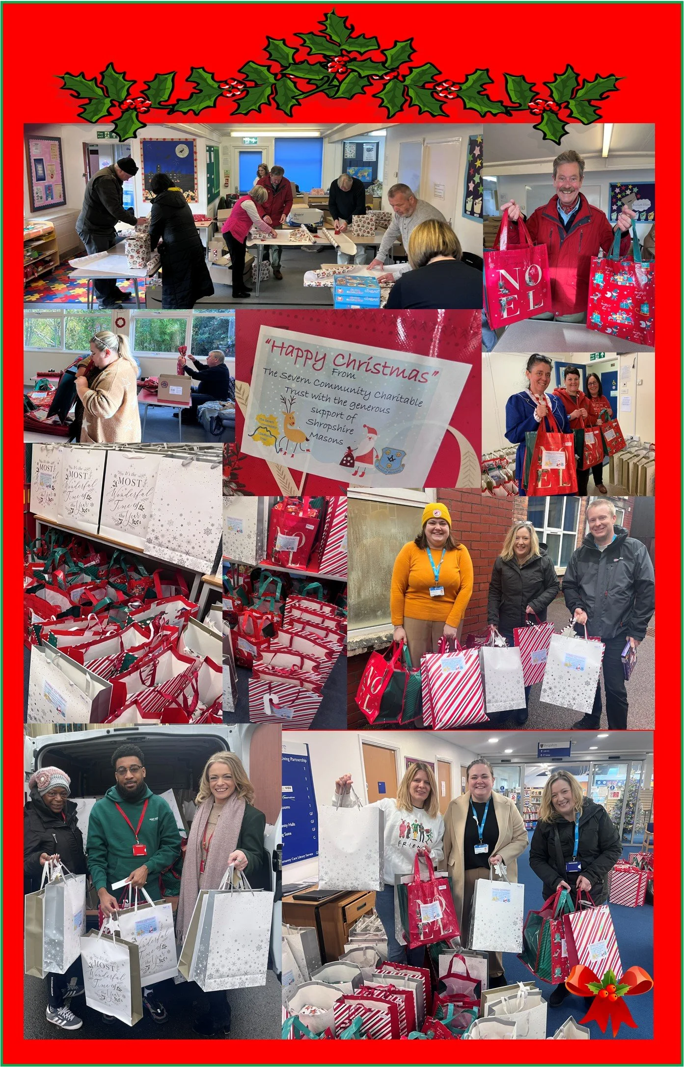 Thank you from the “Christmas Presence” project&nbsp;