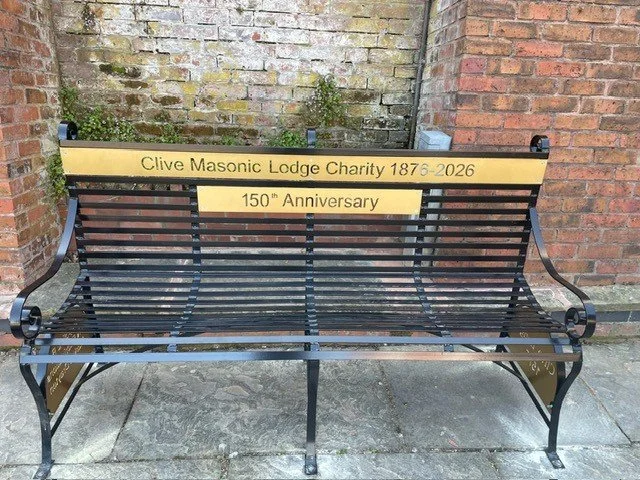 Clive Lodge 150th anniversary marked by practical donation to Market Drayton!