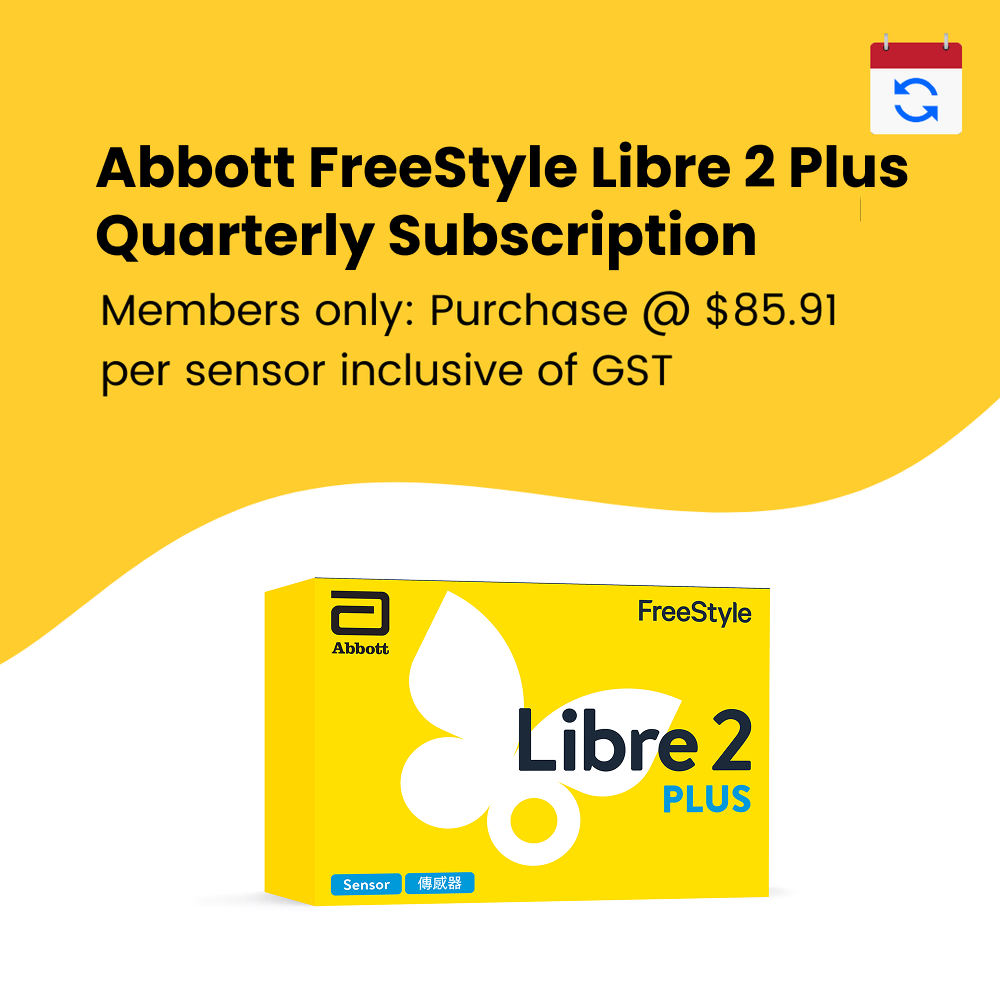 Abbott FreeStyle Libre 2 Plus (Quarterly Subscription, 6 Sensors)
