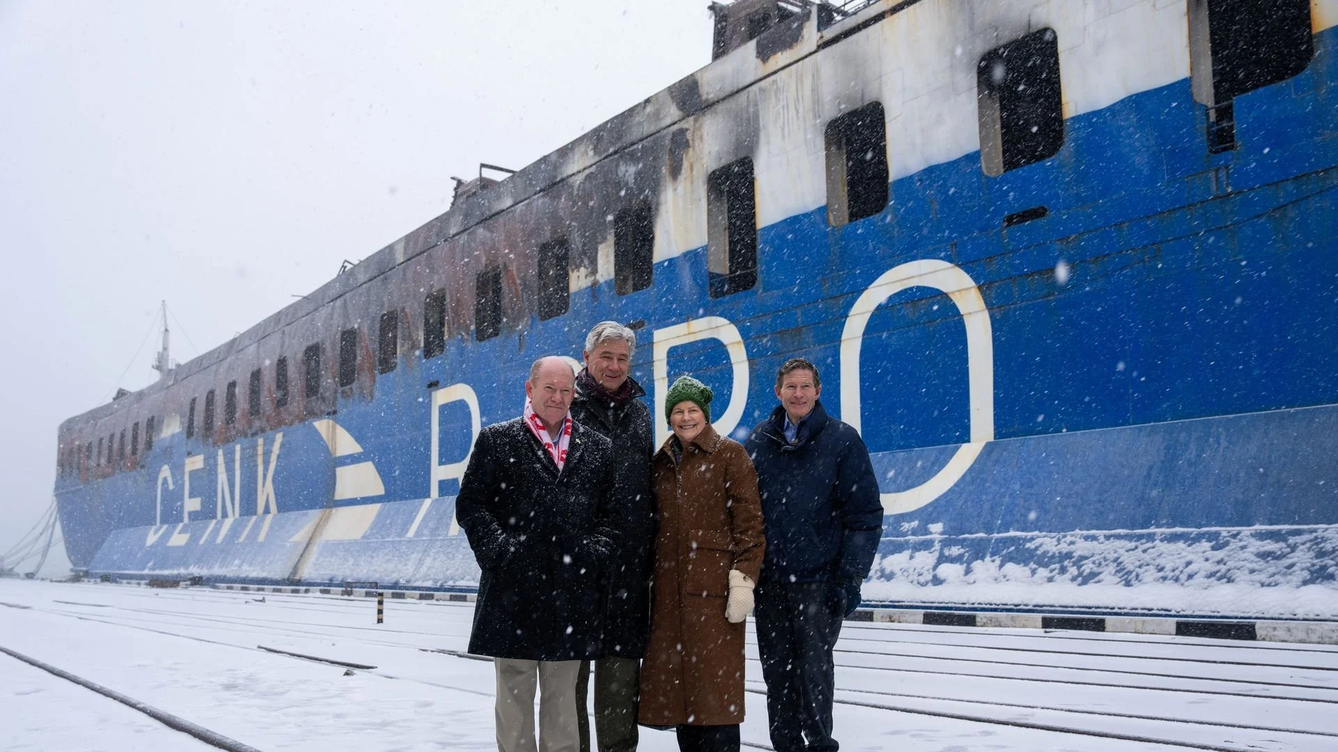 Visiting Odessa, Ukraine: Jeanne Shaheen (D- New Hampshire), Sheldon Whitehouse (D- Rhode Island), Chris Coons (D- Delaware), and Richard Blumenthal (D- Connecticut)