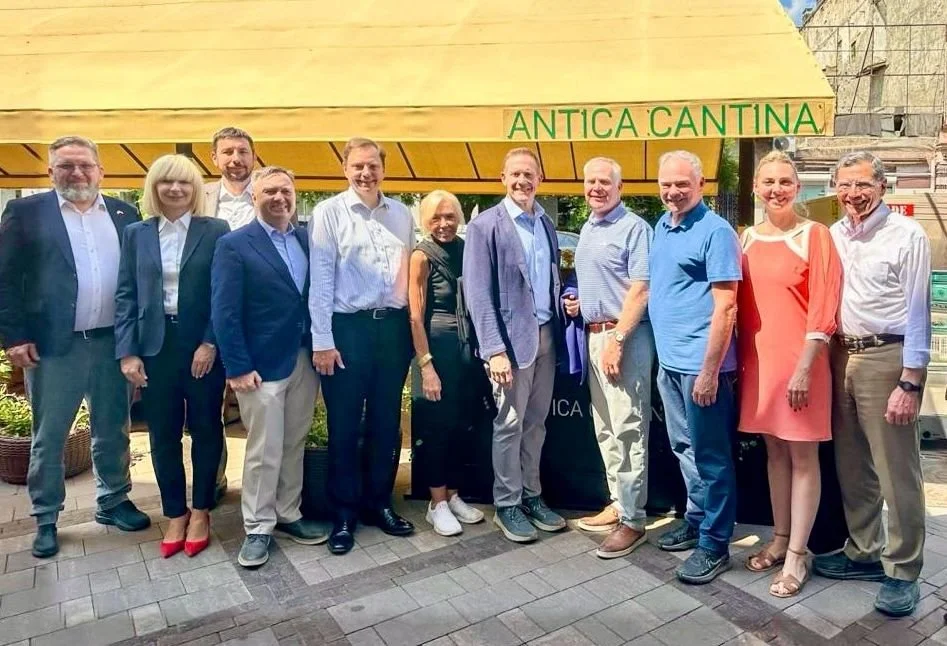 United States Senators Ted Budd (R - North Carolina), Tim Kaine (D - Virginia), Alan Armstrong (R - Oklahoma), John Barrasso ( R - Wyoming), Visit Odessa, Ukraine