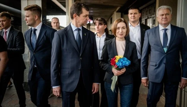 President Of Romania, President Of Serbia, President Of Moldova, Prime Minister Of Croatia Visit Ukraine