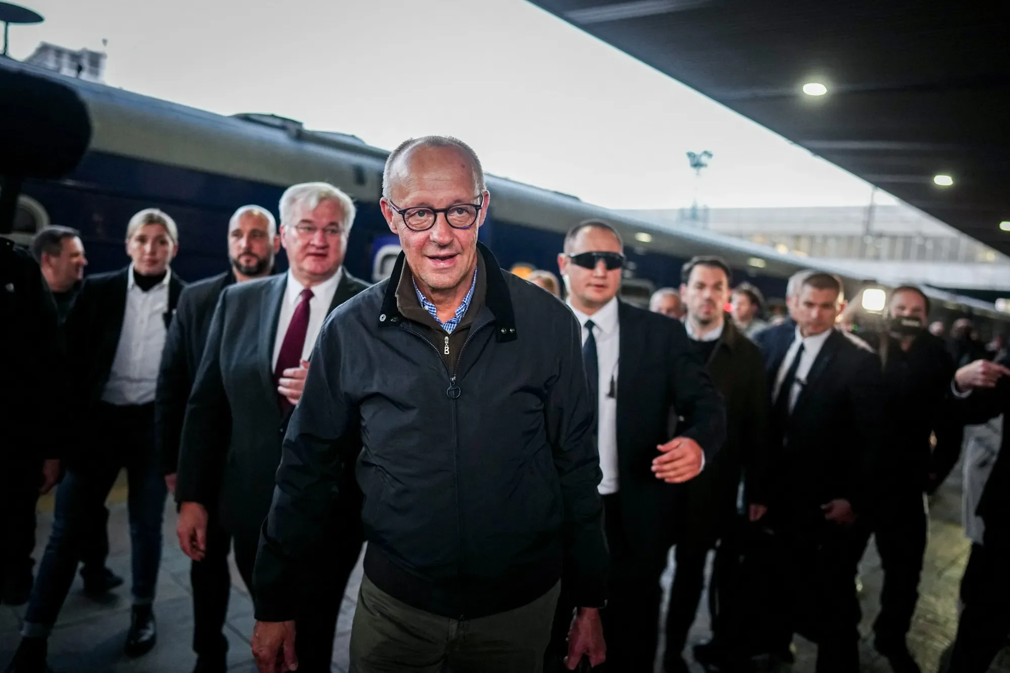 Chancellor Of Germany Visits Ukraine