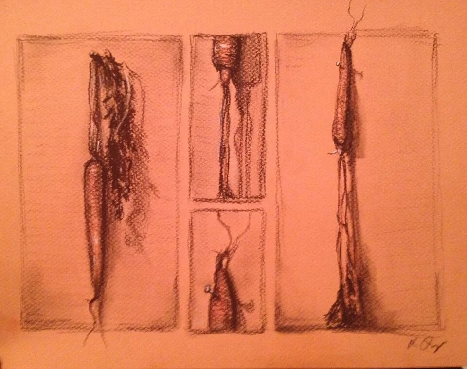 Carrot Nailed to Wall