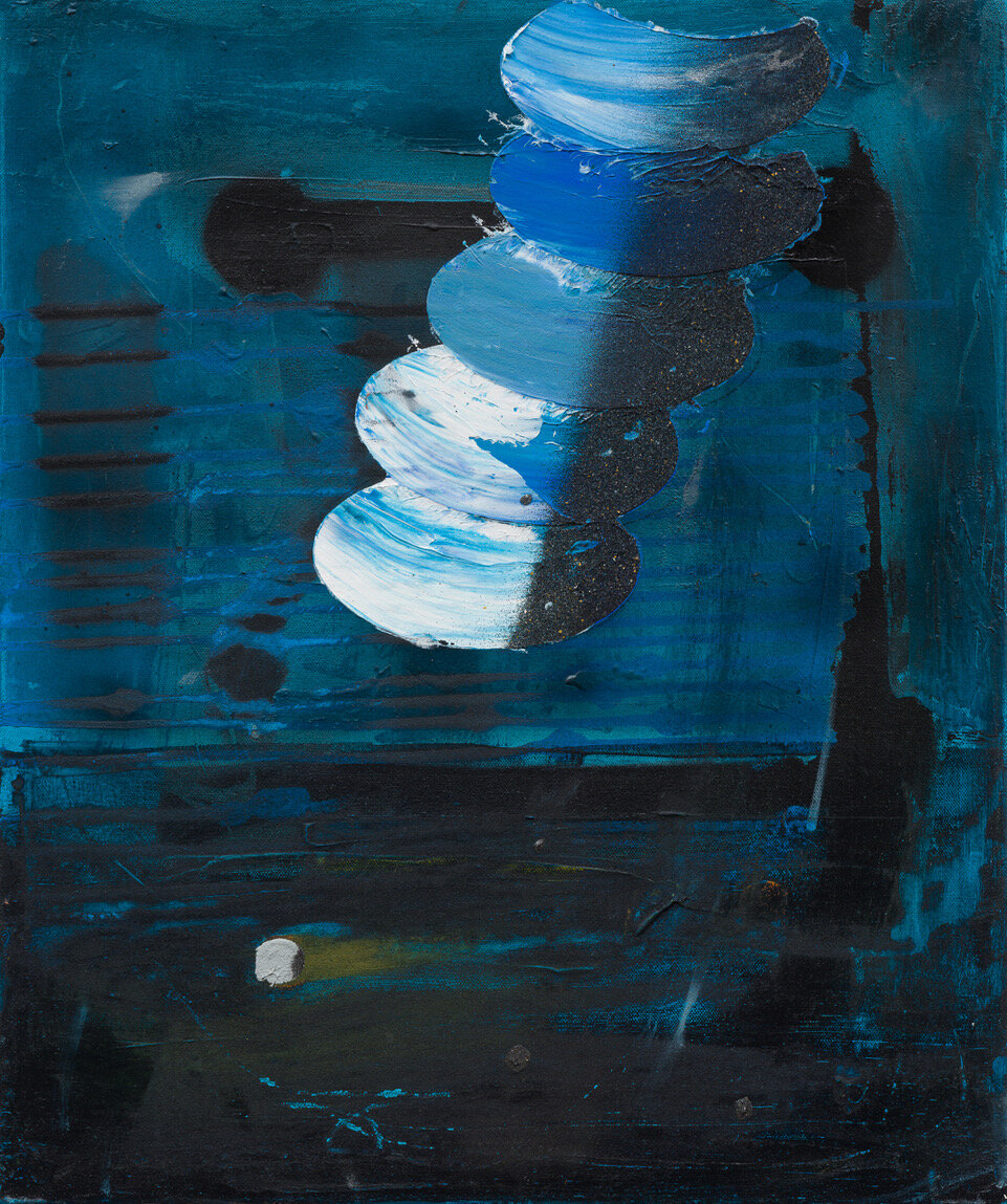 Navigation Light I acrylic and ilmenite on canvas 60x50cm.jpeg