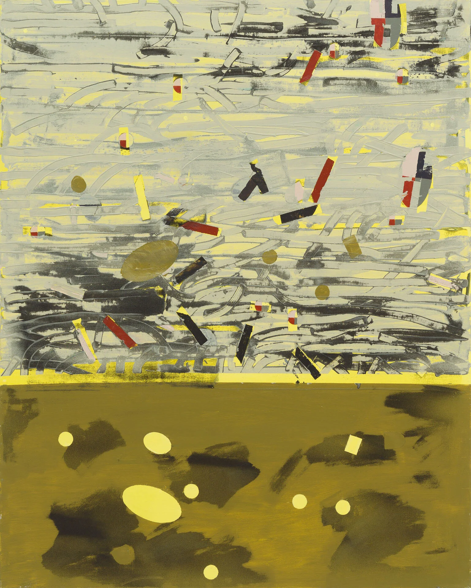 Map Walk 3 . acrylic and ilmenite on canvas . 150 x 120 cm