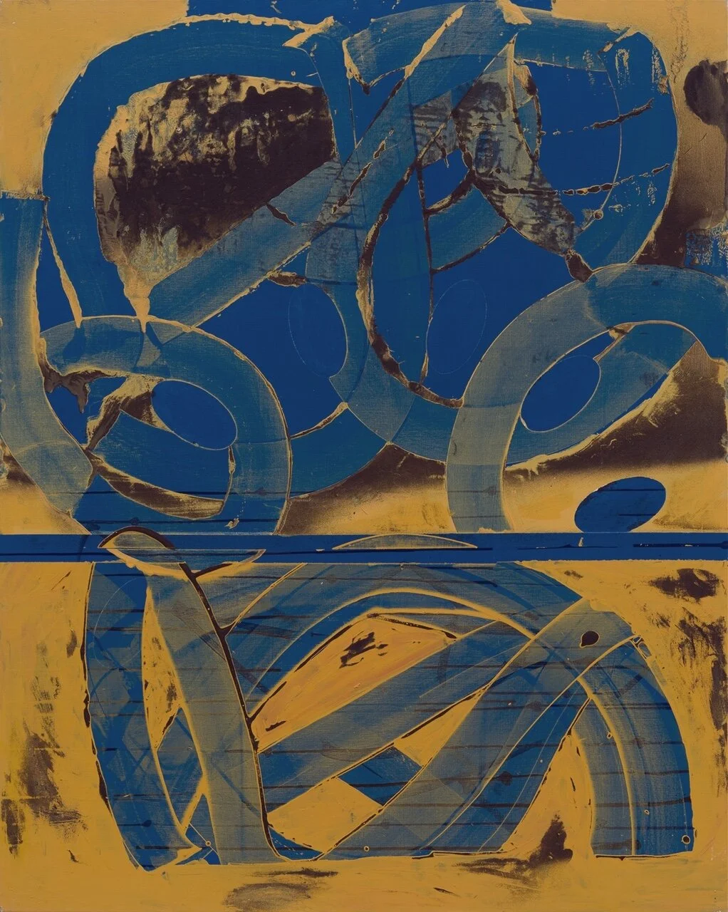 Map Walk 6 . acrylic and ilmenite on canvas . 150 x 120 cm