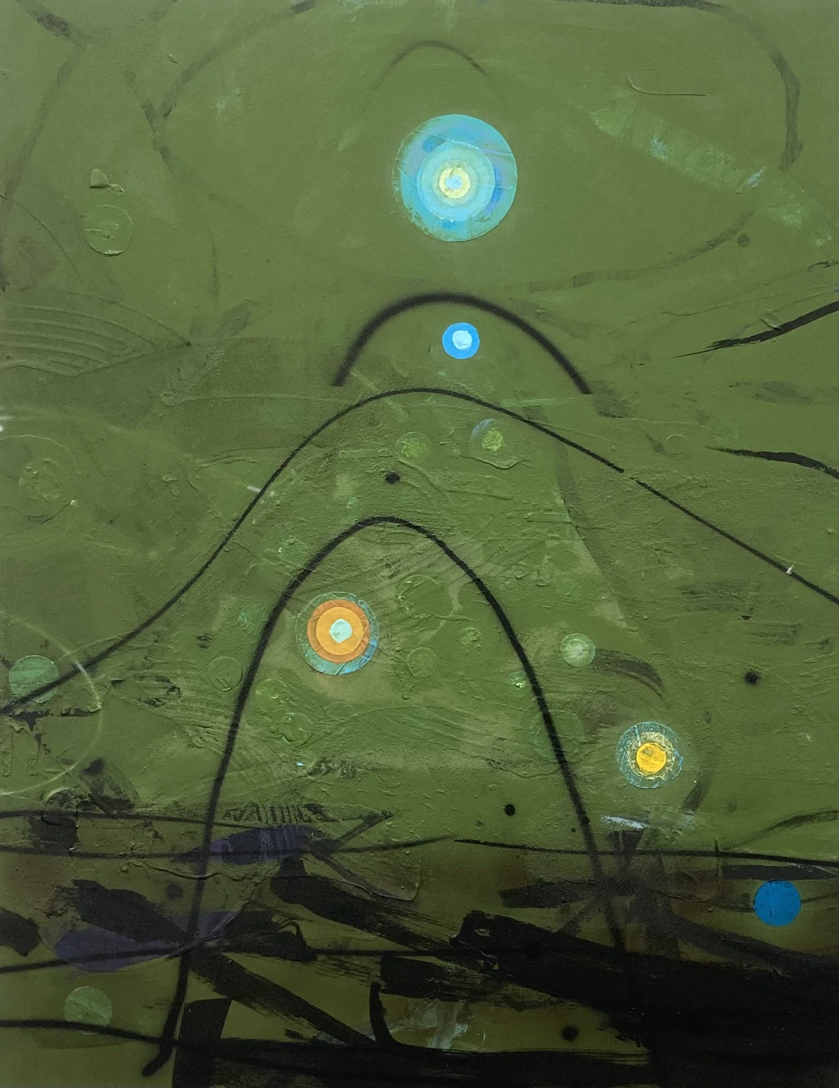 Viridescent III acrylic on canvas