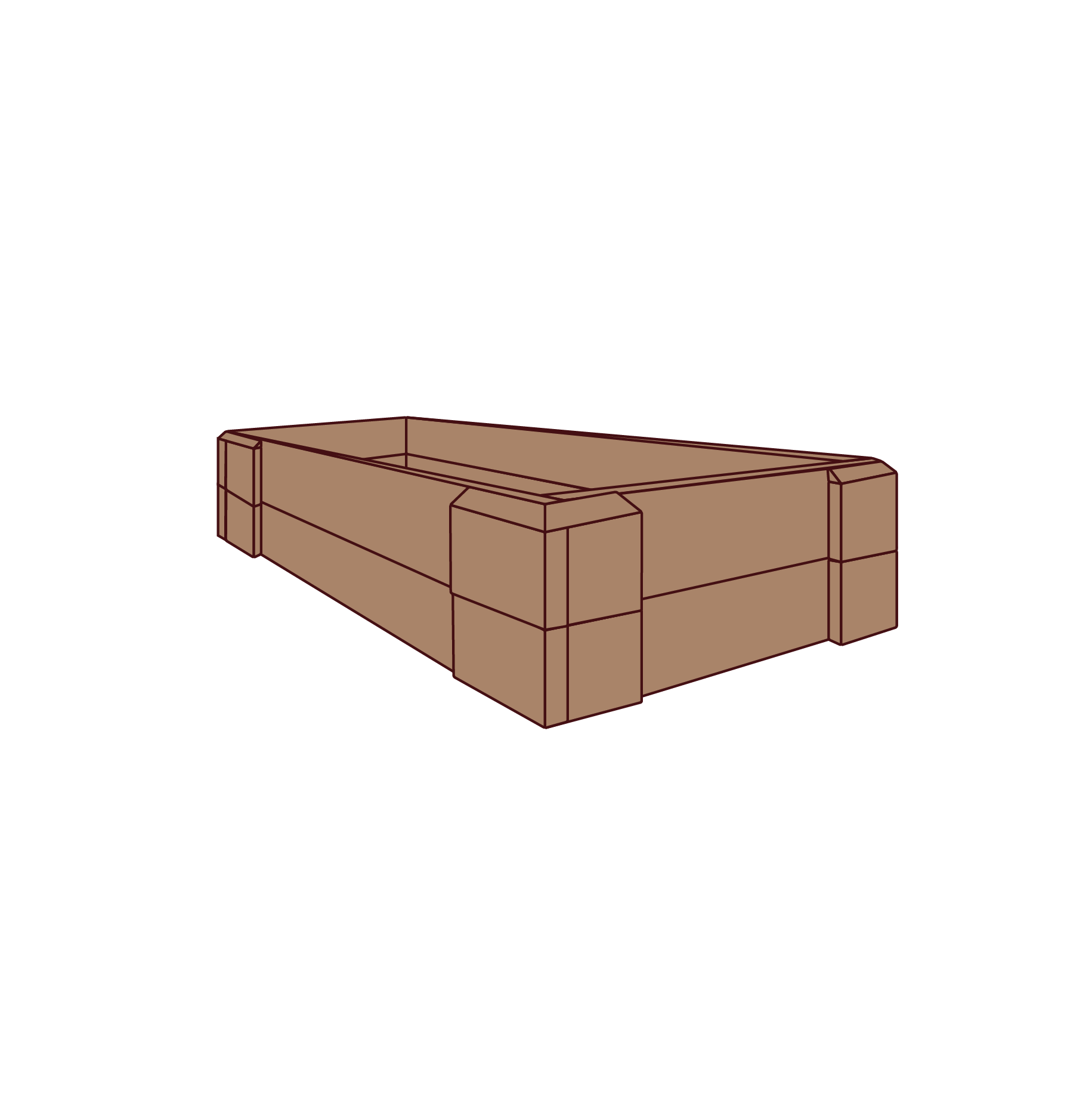 3' Garden Beds