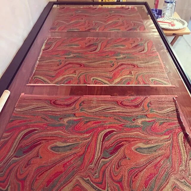 I found a glass door at Habitat for Humanity ReStore. It was $20. Cheaper than any other glass that I could find. And the size of it will let me make 3 double tissue origami paper sheets at a time. I consider this a win! I have some plans for this ma