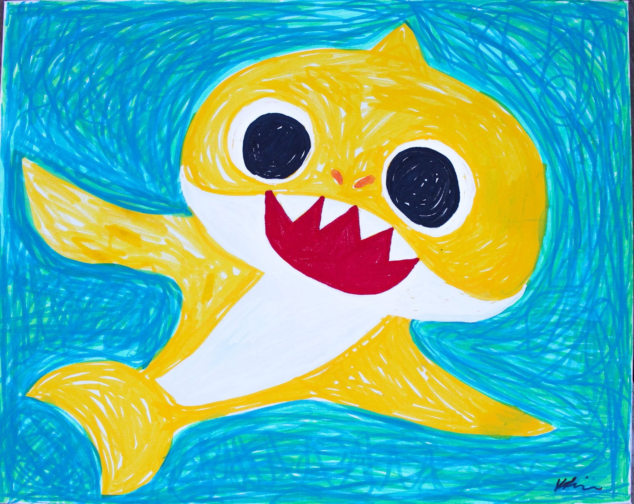 Baby Shark Print 8x10 inch