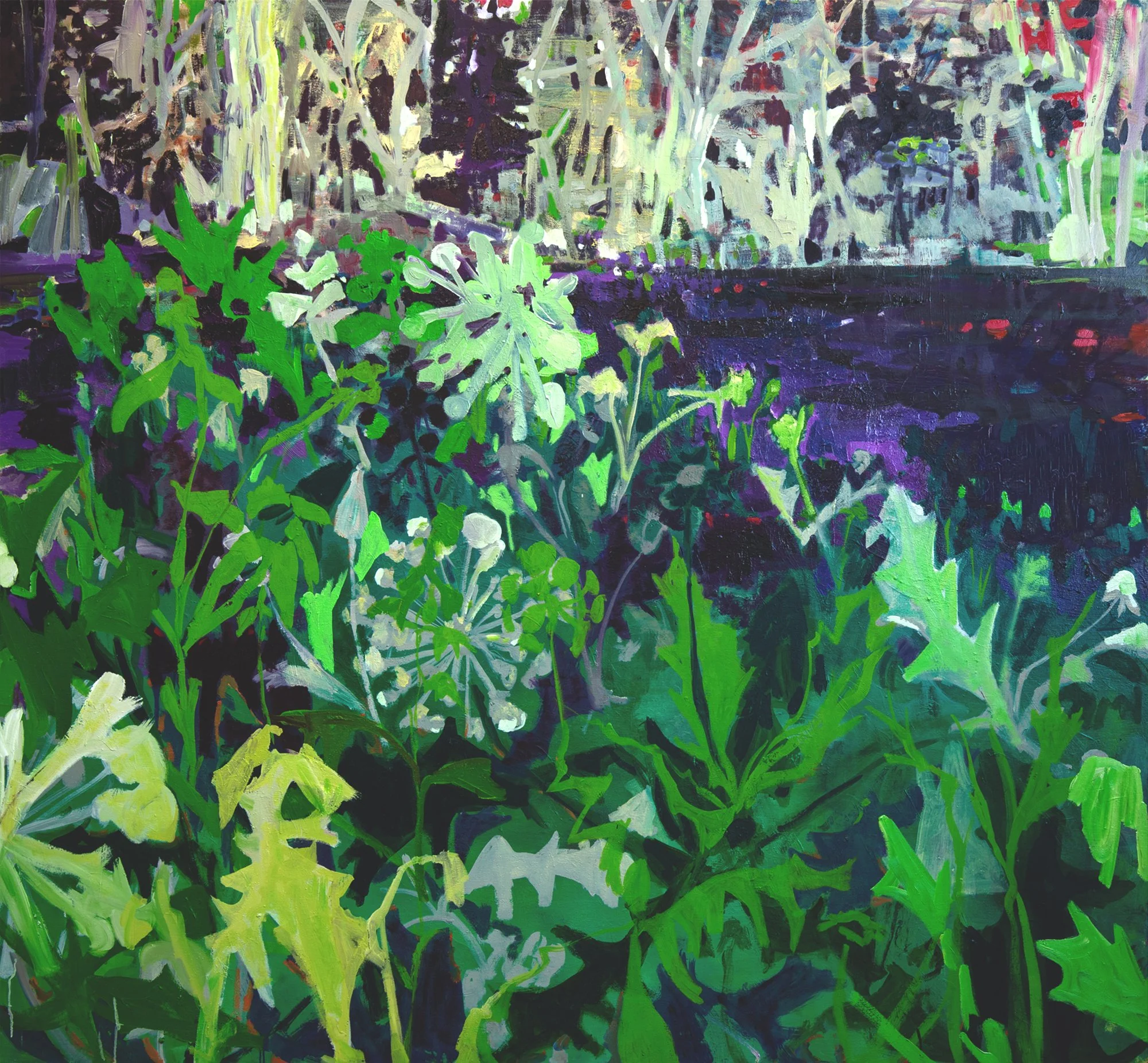  Jingle Jangle, 2025  oil on canvas  60" x 66" 