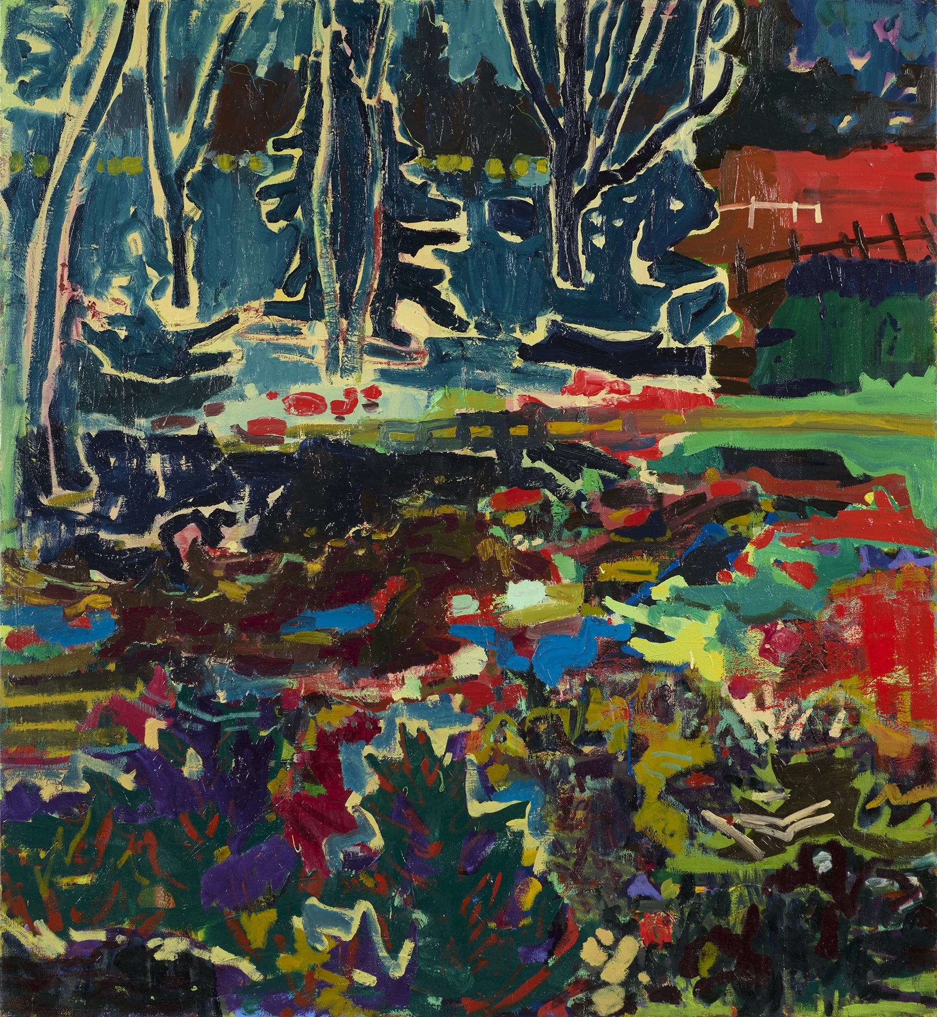   Time Check , 2024  oil on canvas  50 in. x 46 in. 