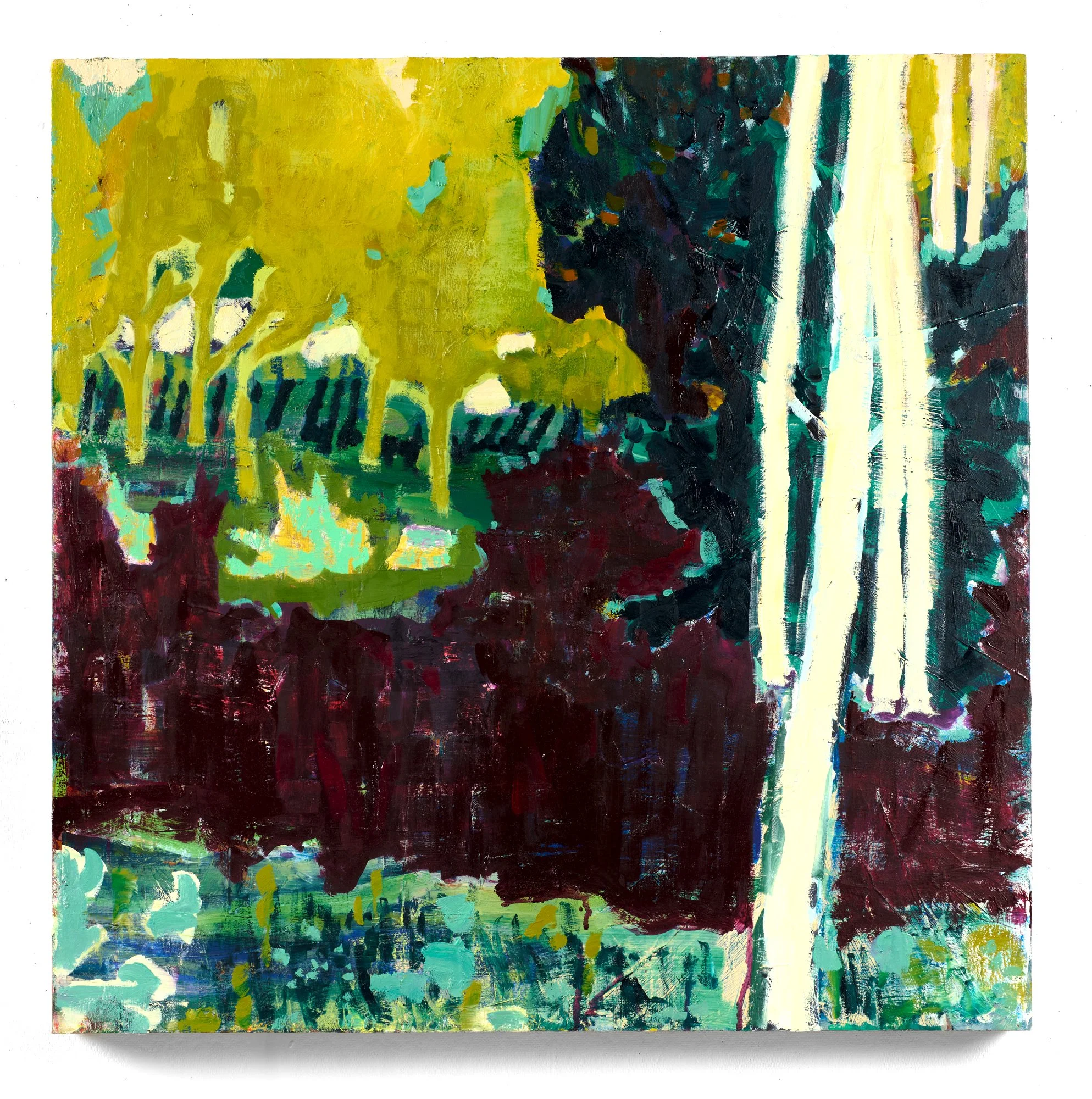   In Part , 2024   oil on canvas   36 in. x 36 in. 