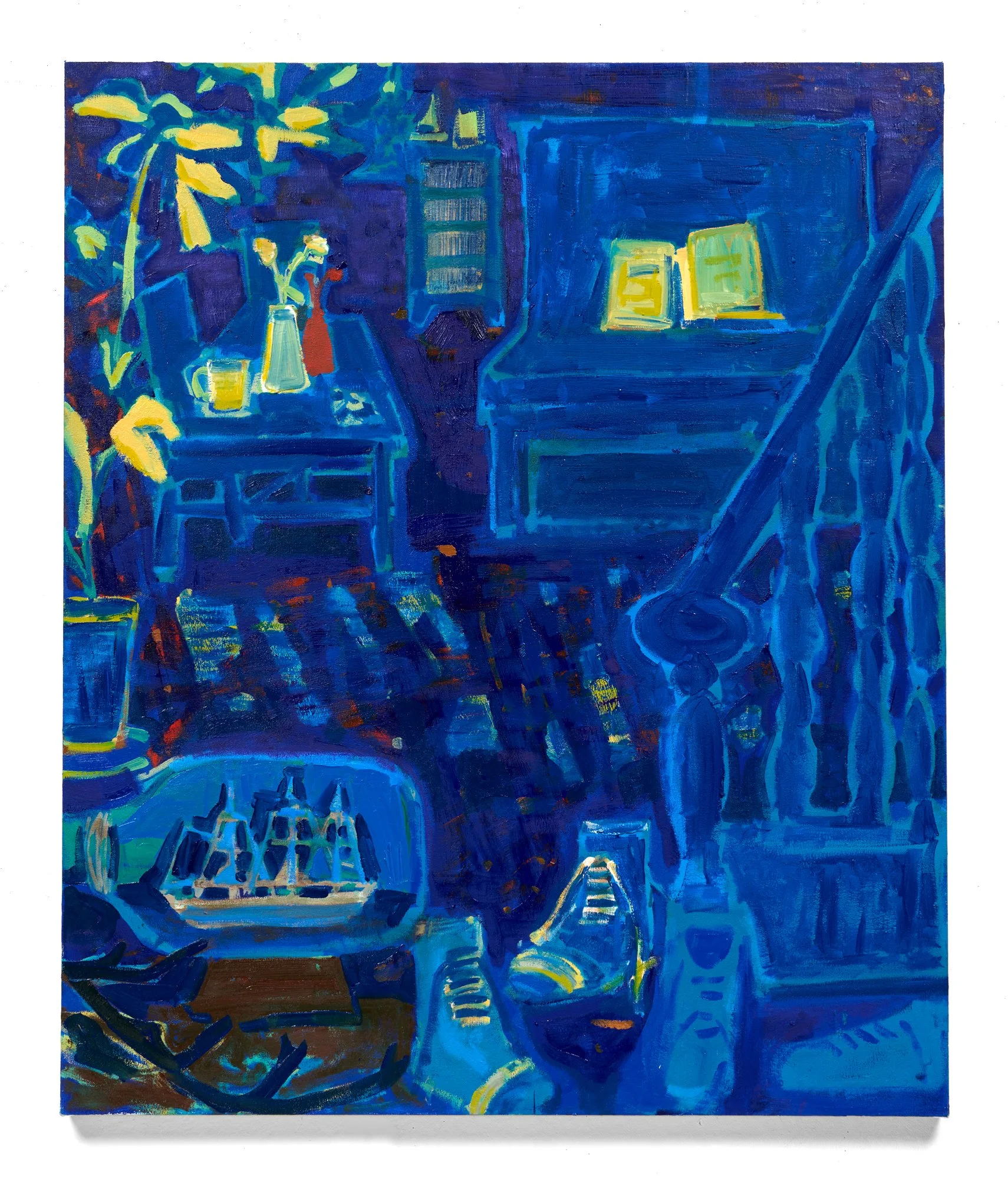   Ship in a Bottle , 2024  oil on canvas  50 in. x 42 in. 