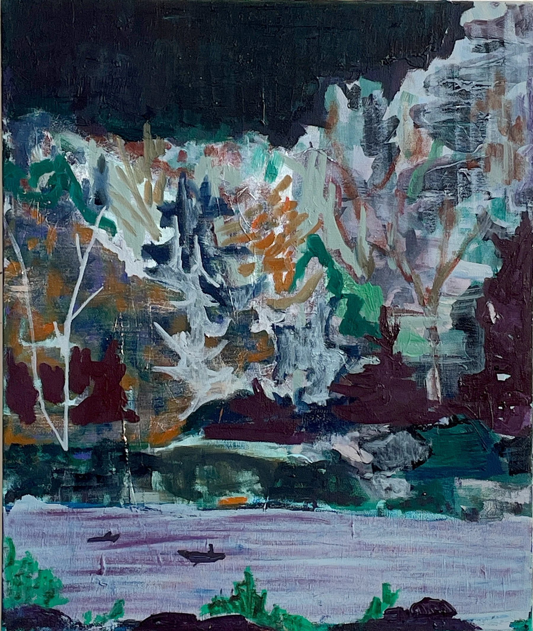   Slow Down , 2023  oil on canvas  24 in. x 20 in. 