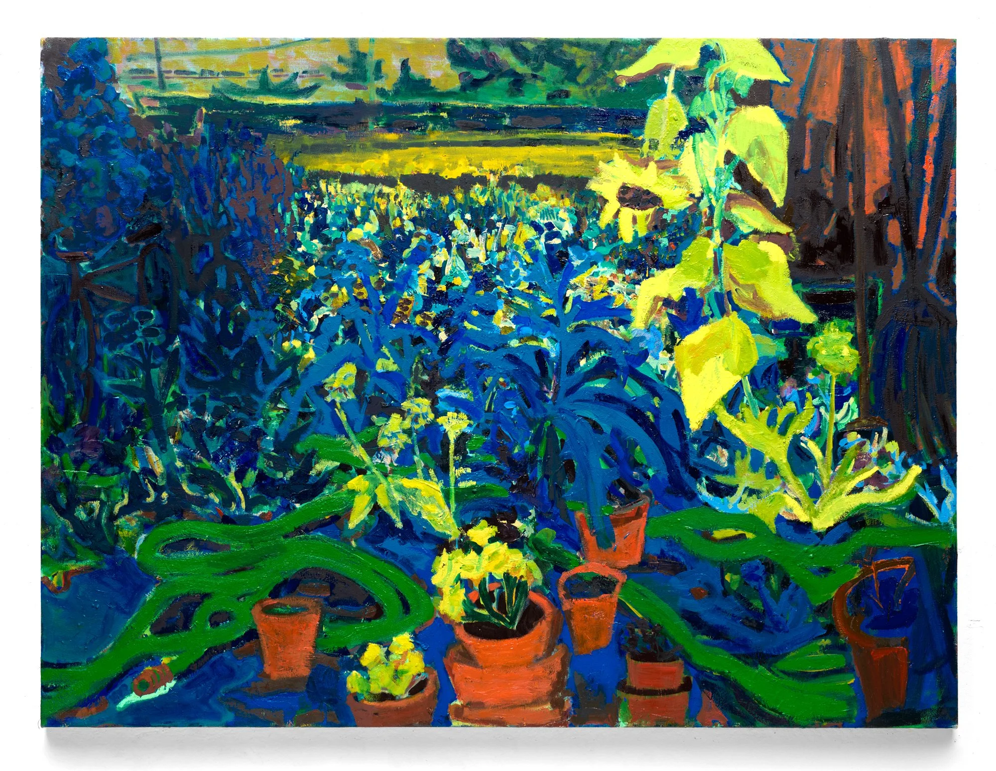   Garden Variety , 2025  oil and acrylic on canvas  54" x 72" 