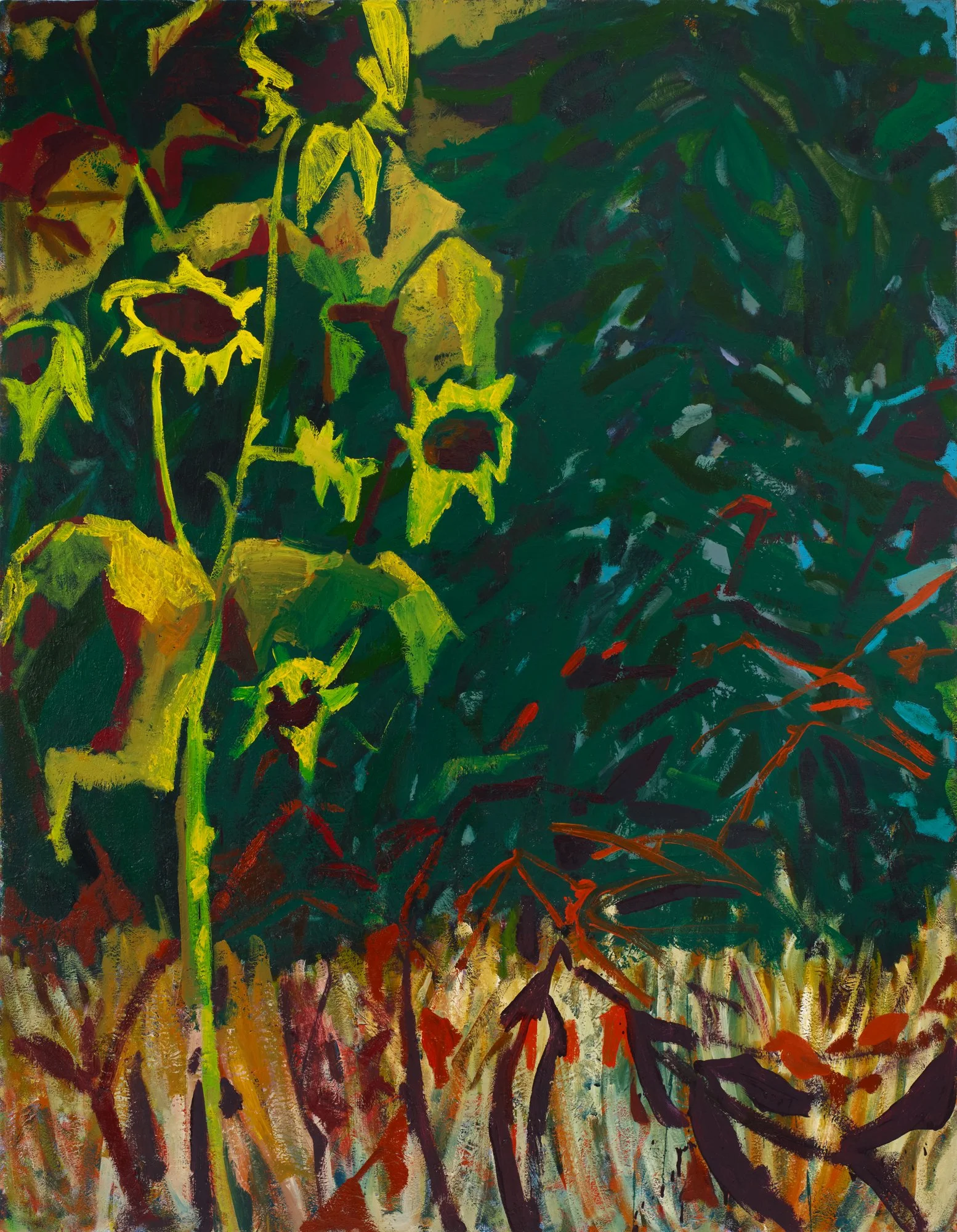   High Heat , 2026   oil and acrylic on canvas   63 in. x 49 in. 