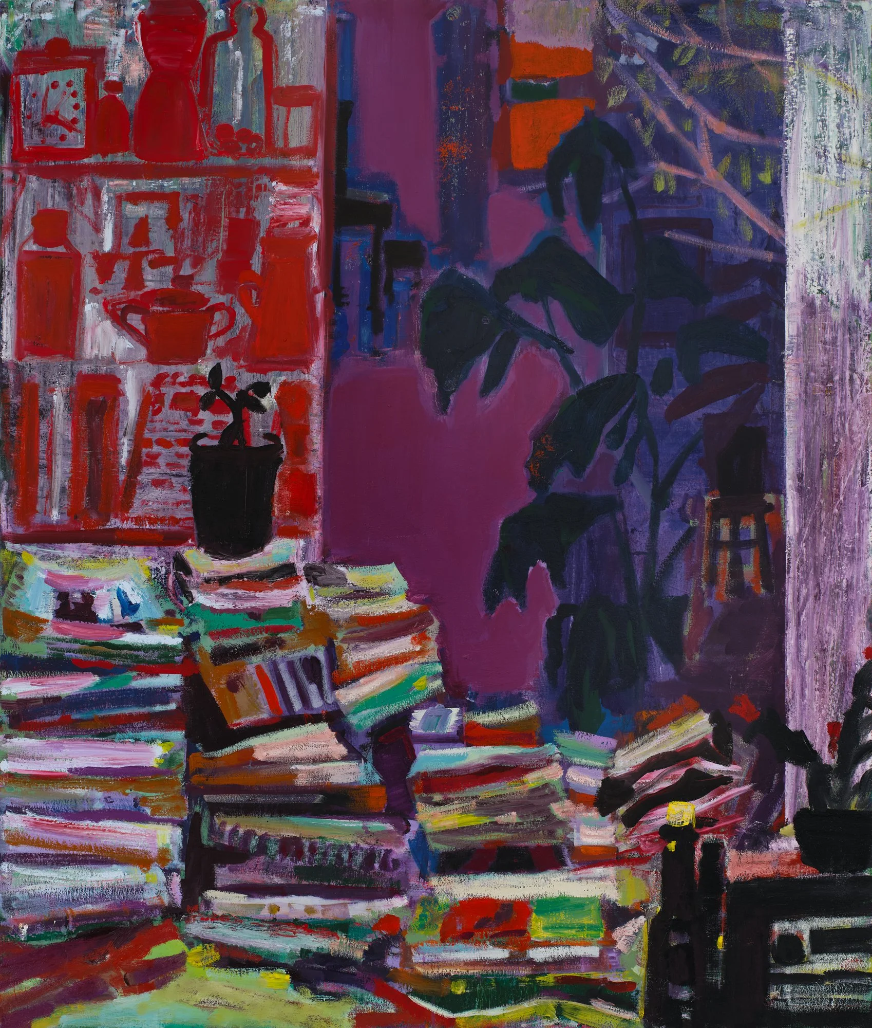   Tipping Point , 2026  oil on canvas  50 in. x 42 in. 