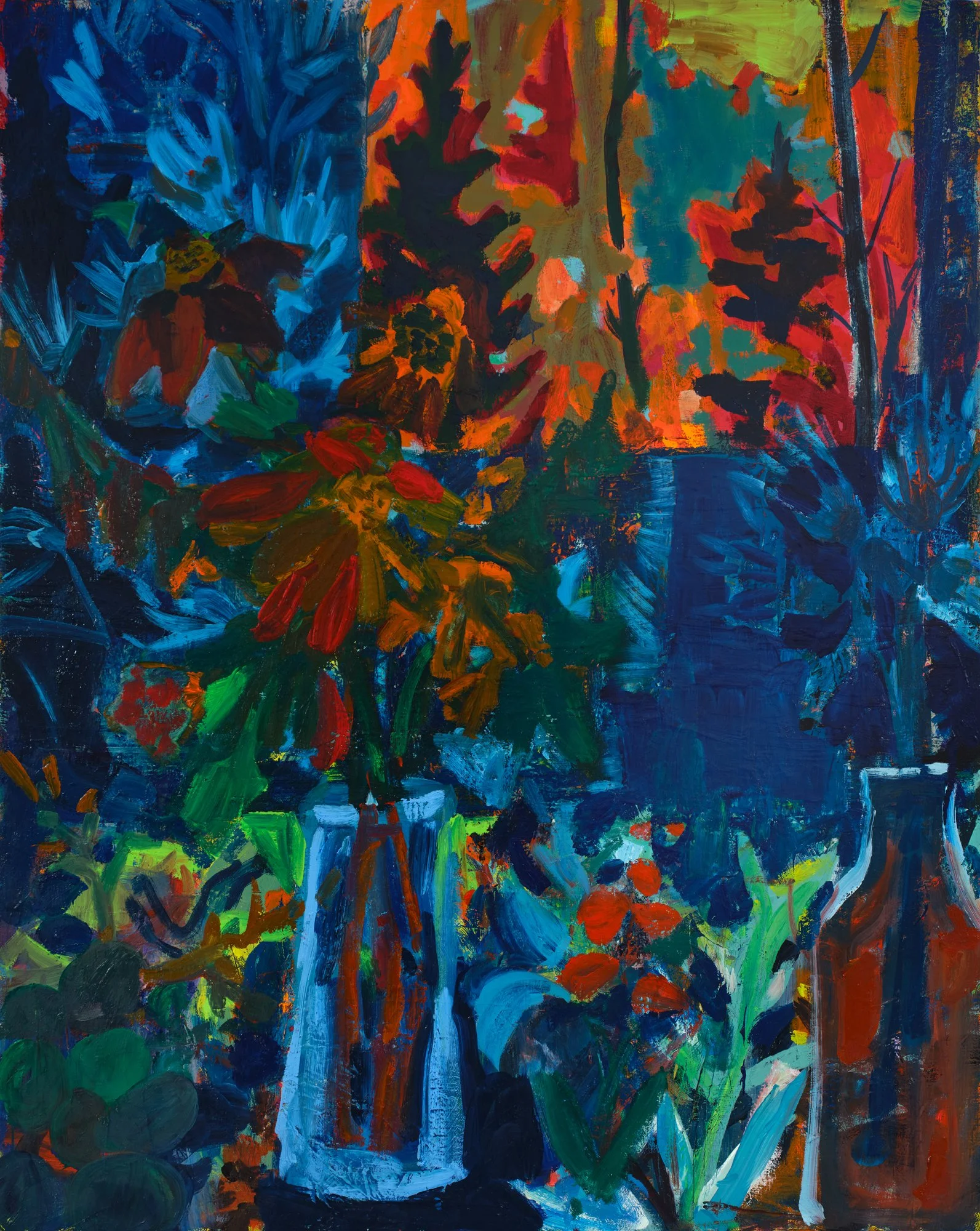   Deep Blue Dawn , 2026  oil on canvas  39 in. x 31 in. 