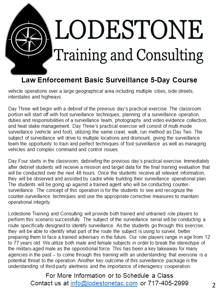 Law Enforcement Basic Surveillance 5-Day Course Slide2.PNG