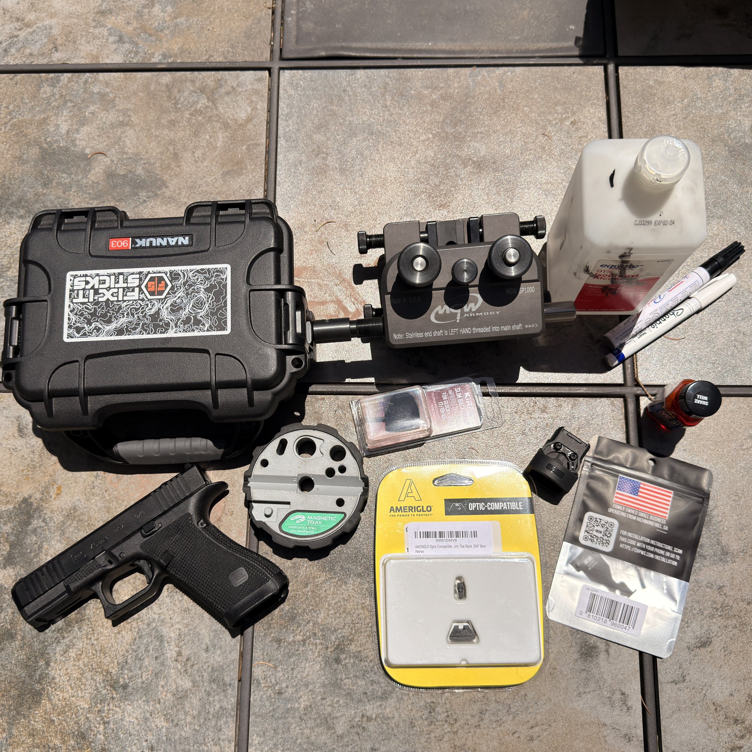 Having all the correct tools and parts ready to go is necessary for a successful install.