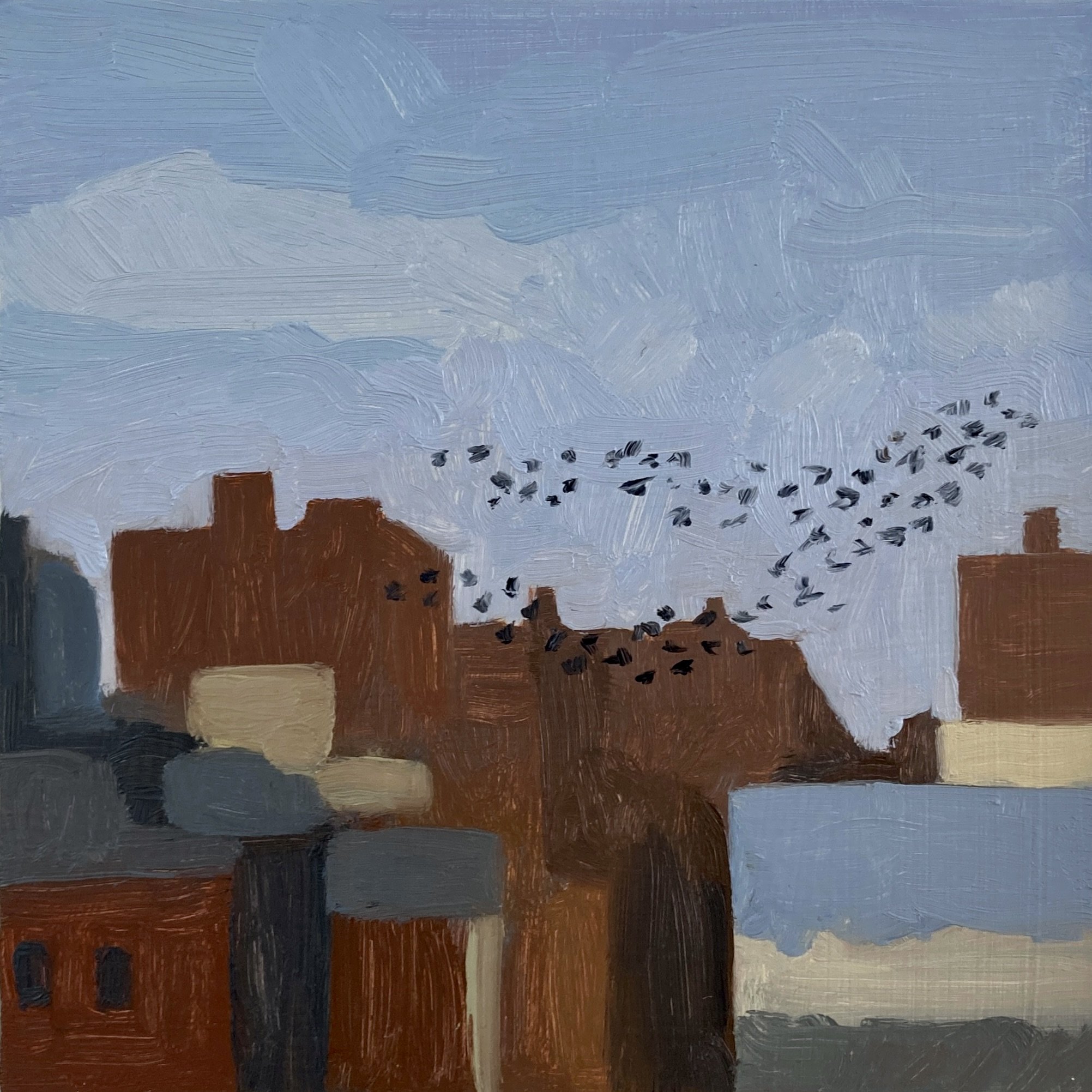 Manhattan Murmuring

 

 Oil on Panel 8x8” 