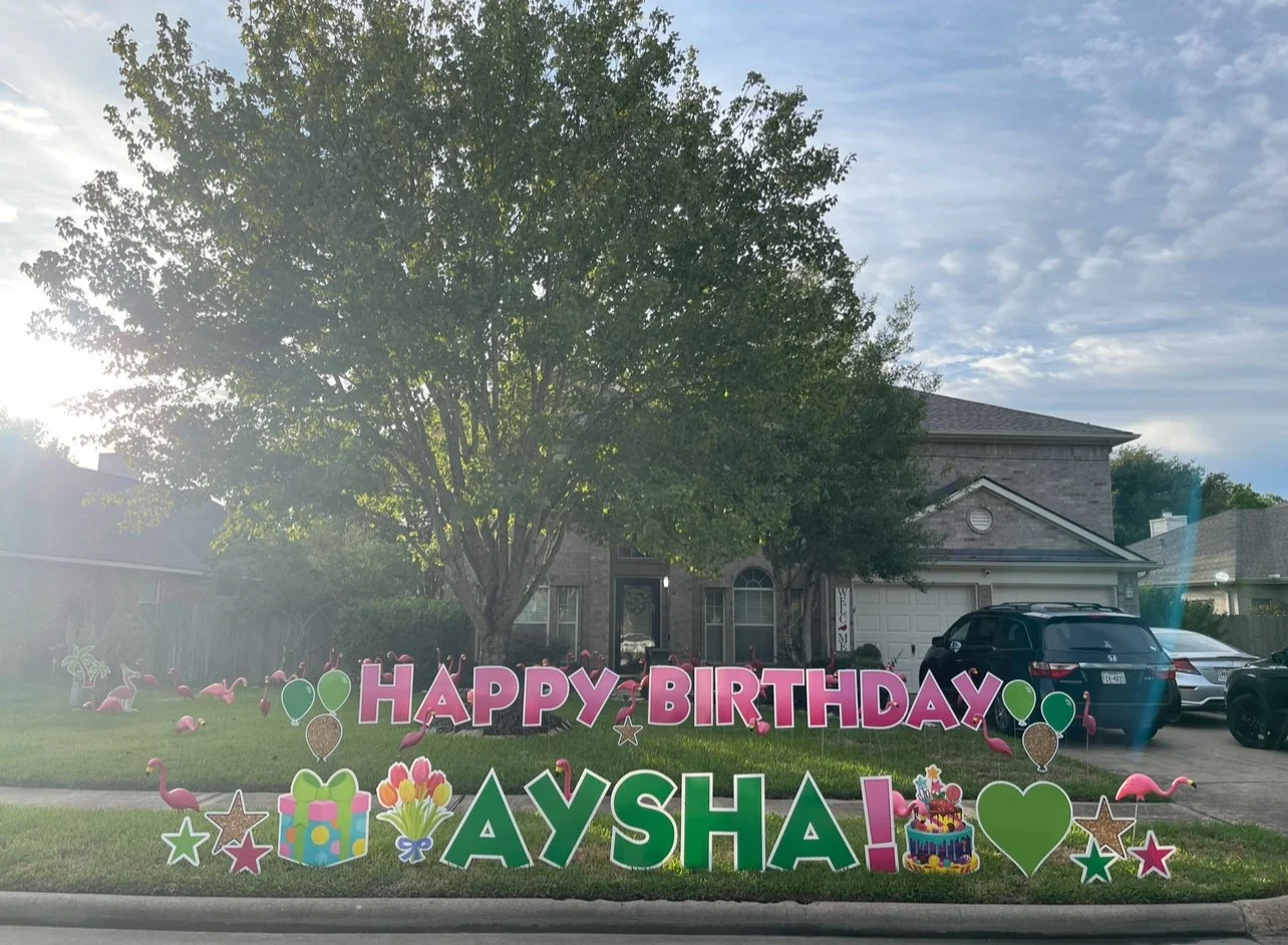 Flamingos & Greeting