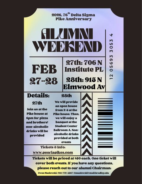 Alumni Weekend Feb 27 & 28
