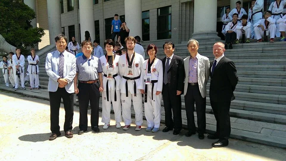 TTA members at Kyung Hee University/WTF course