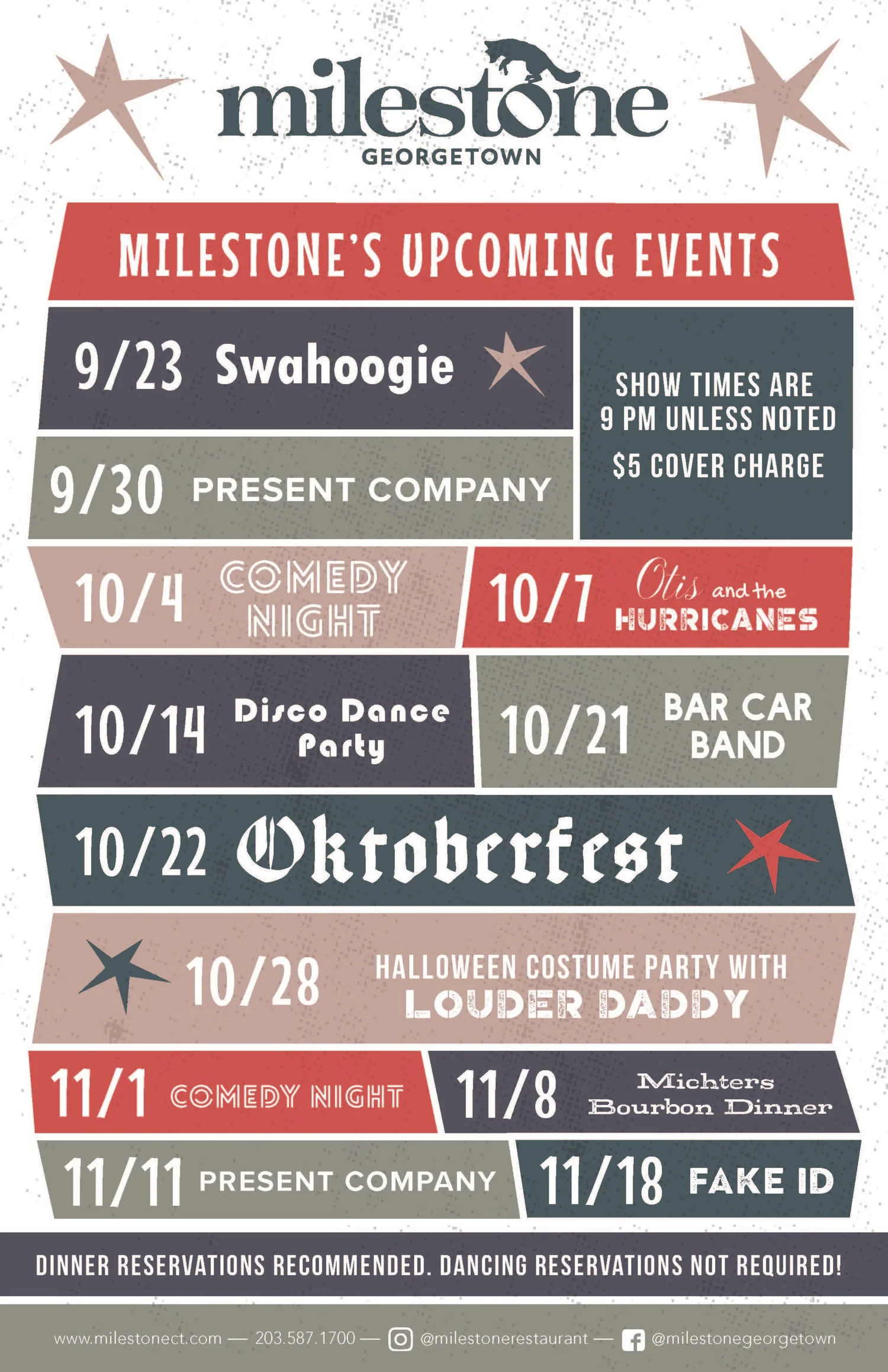 Milestone Restaurant in Georgetown & Mystic