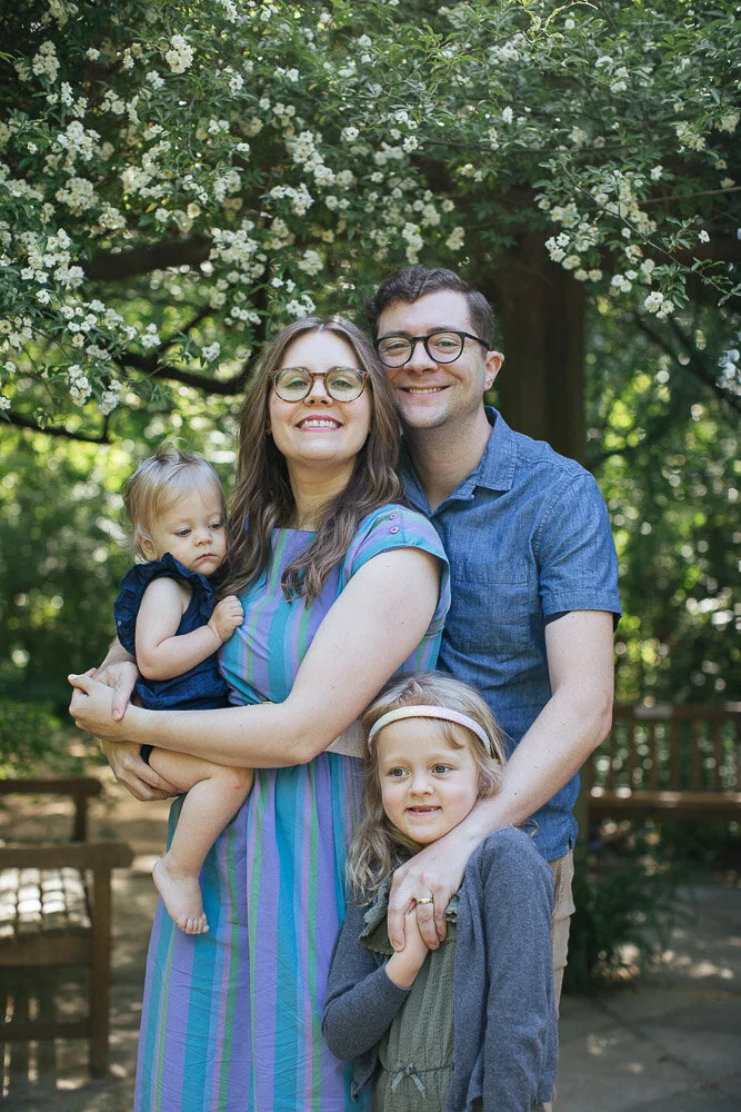 Family Portraits at the NC Botanical Gardens in Chapel Hill 