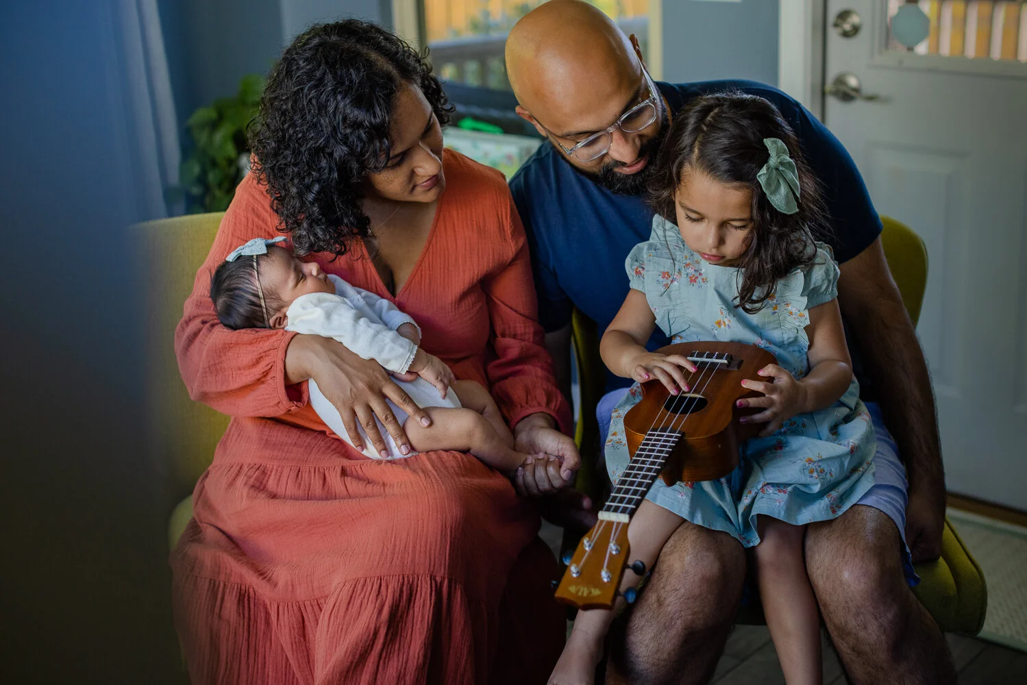 Newborn + Family Session in Cary North Carolina 
