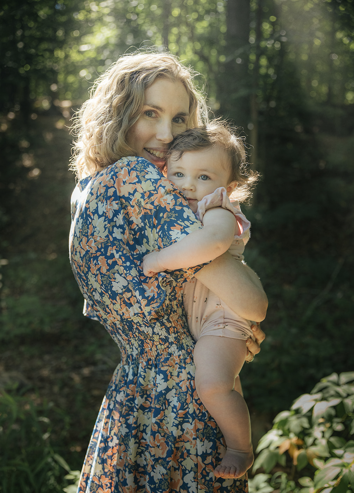 Cooper Family Portraits at the Eno River in Durham, North Carolina