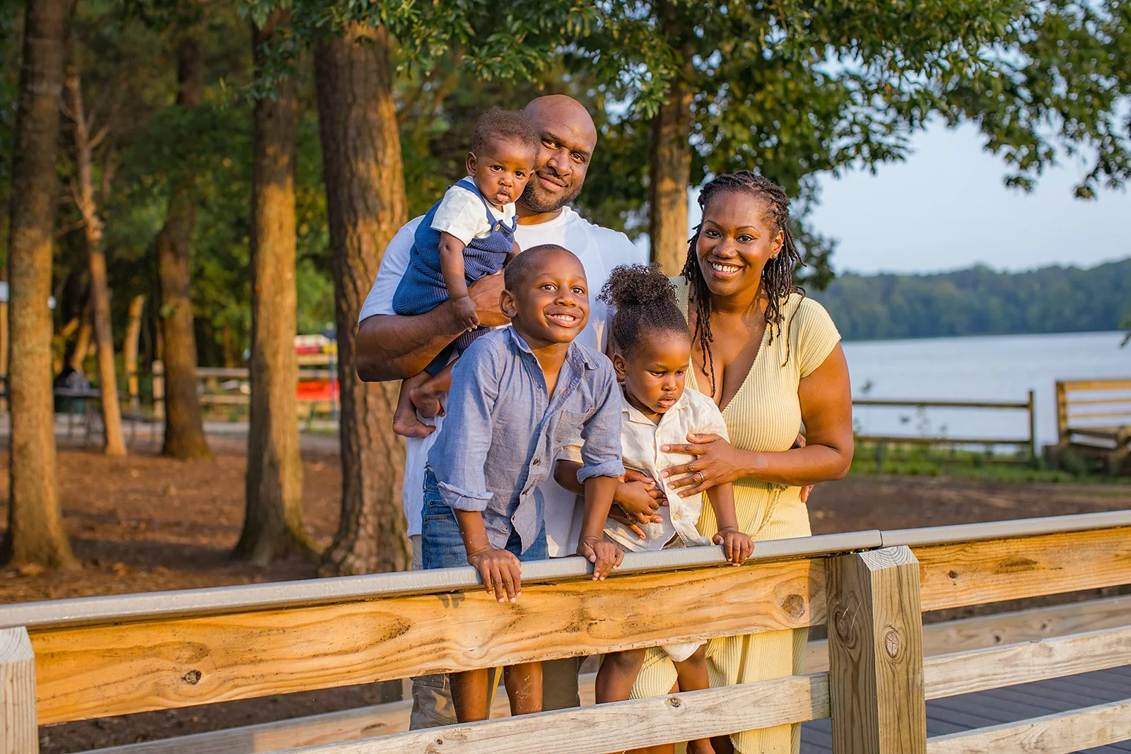 Bond Park Cary, North Carolina Family Portraits 