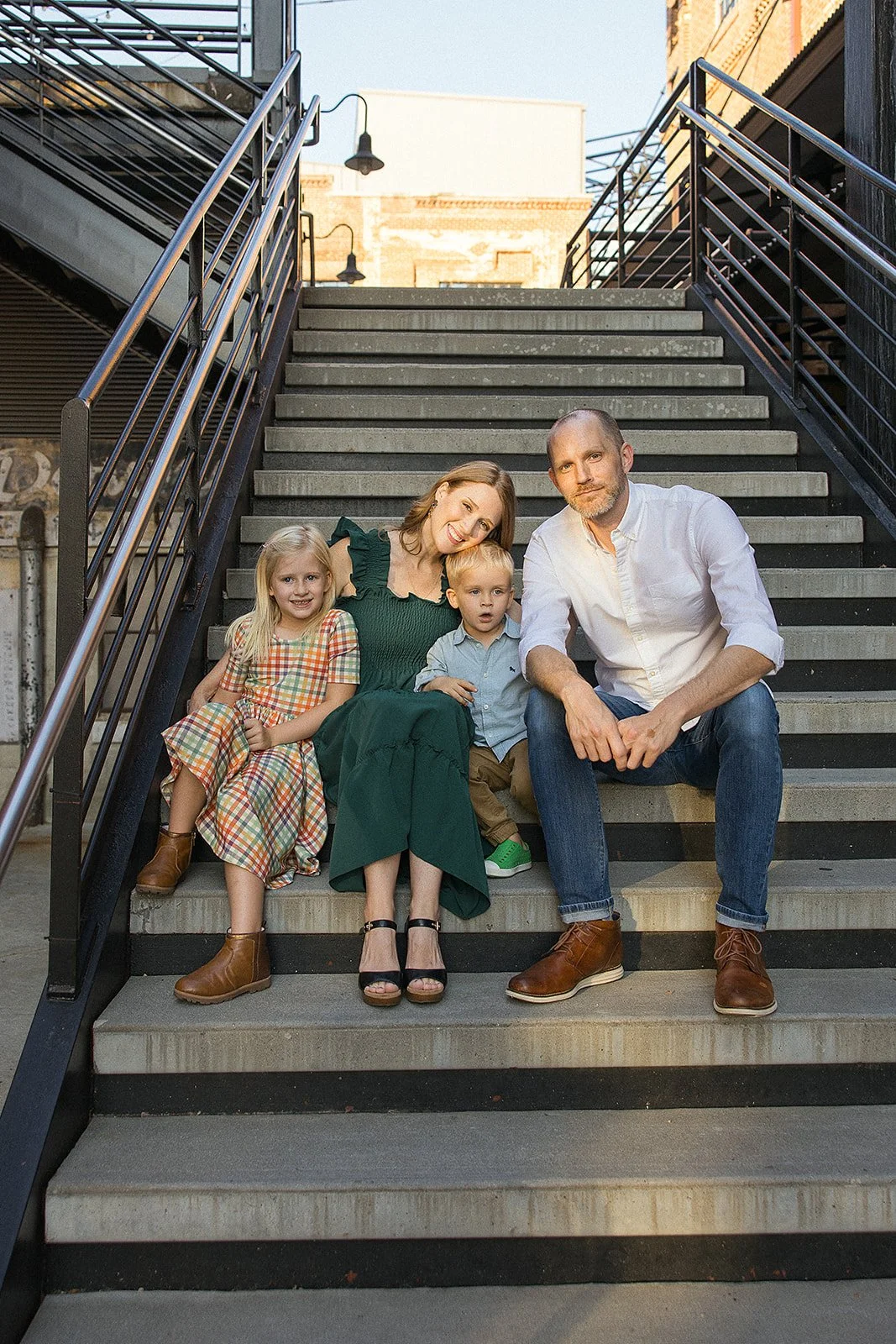 Family Photos in Downtown Durham , American Tobacco Campus 