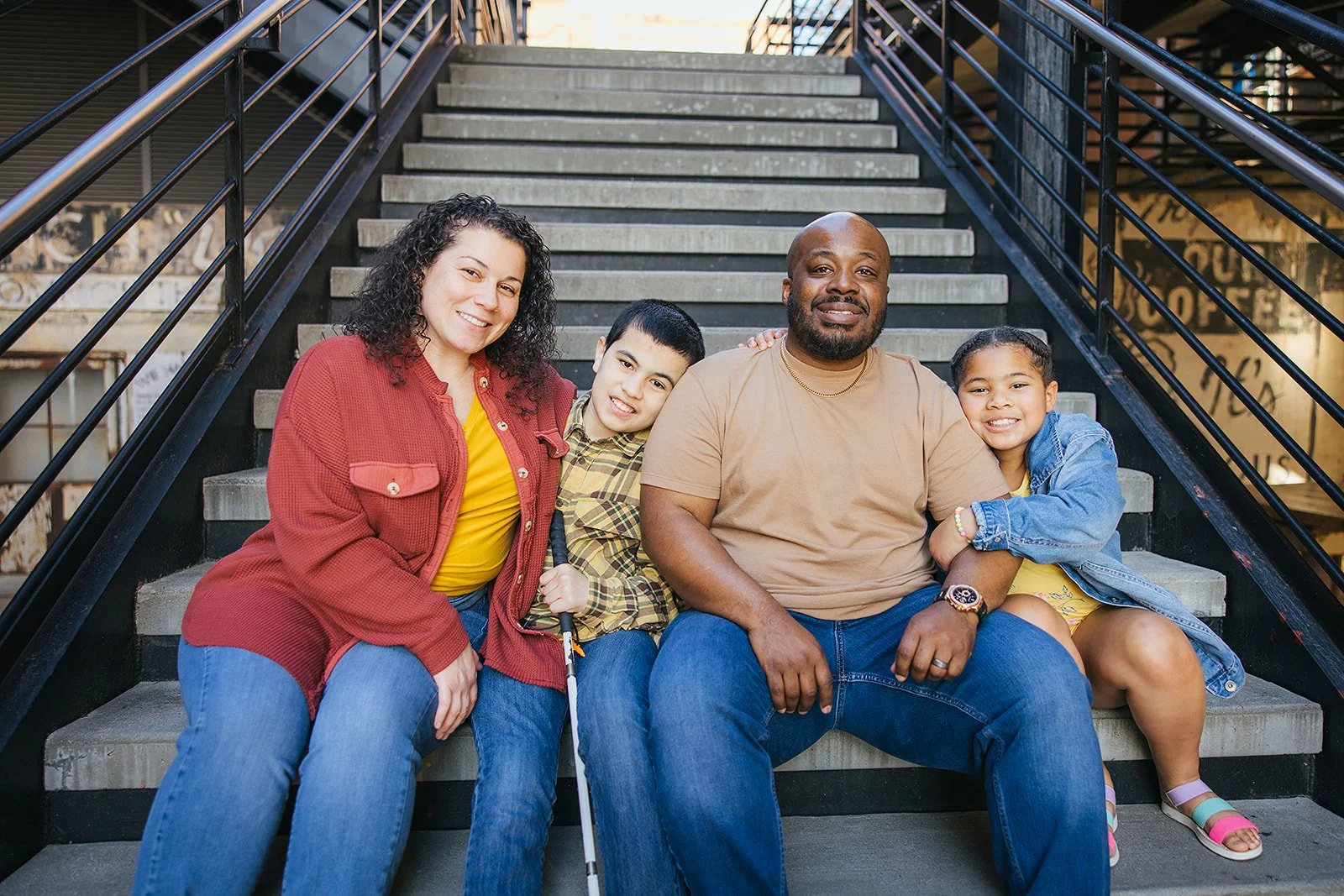 Seeing the World in His Own Way | A Special Family Session at American Tobacco Campus