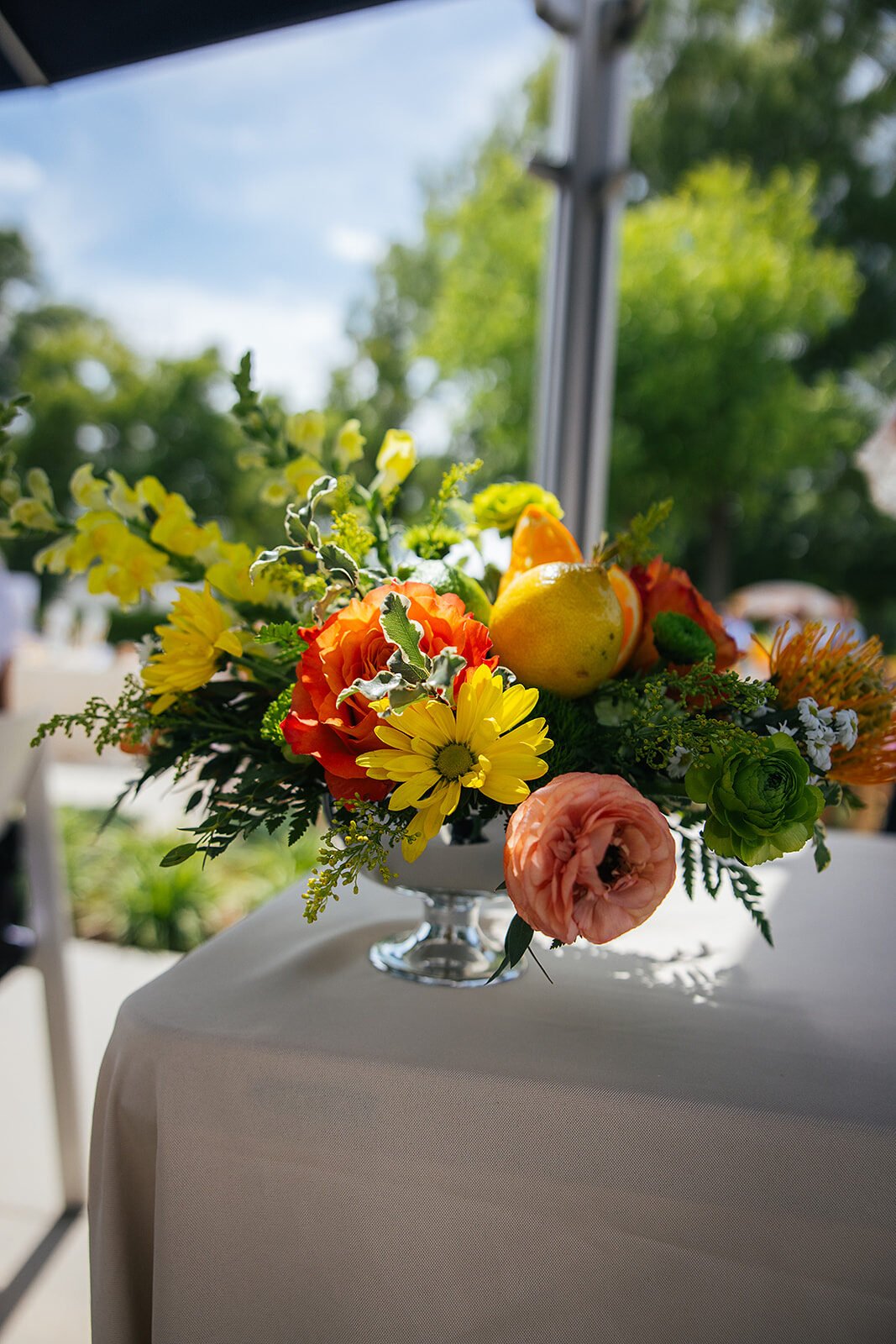Floral Arrangement at Raleigh Event