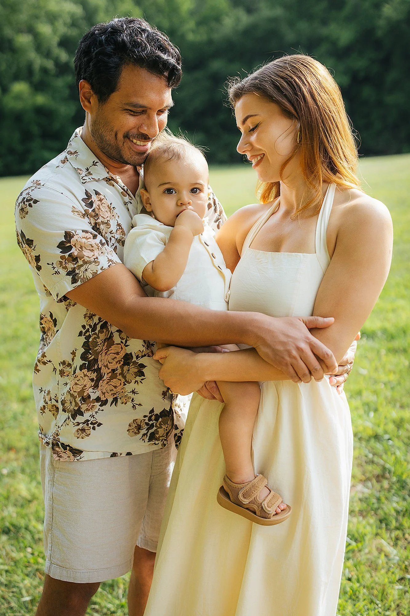 Family Photos at Blackwood Farm Park in Durham NC