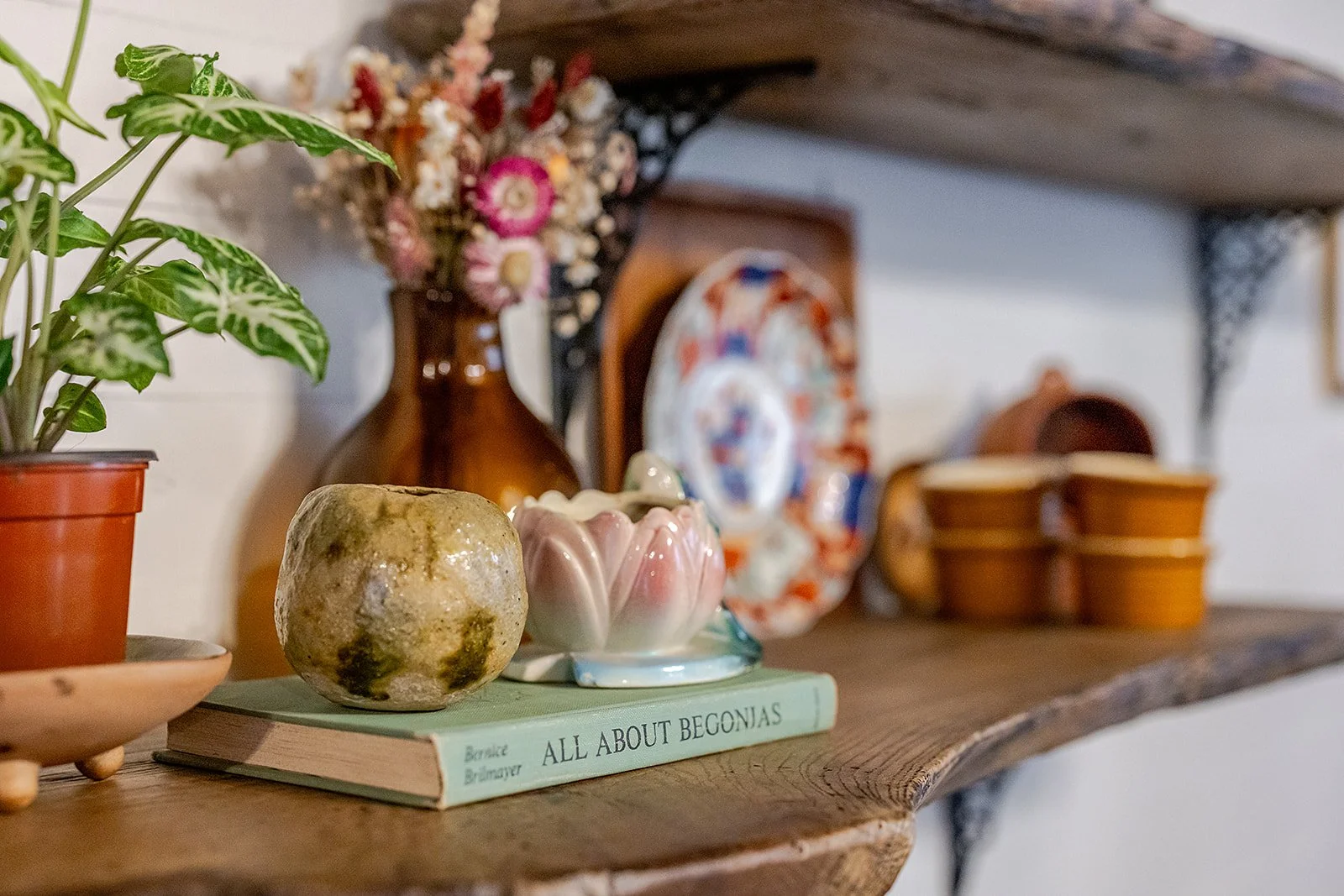 Indoor Shelf Details inside Historic Home