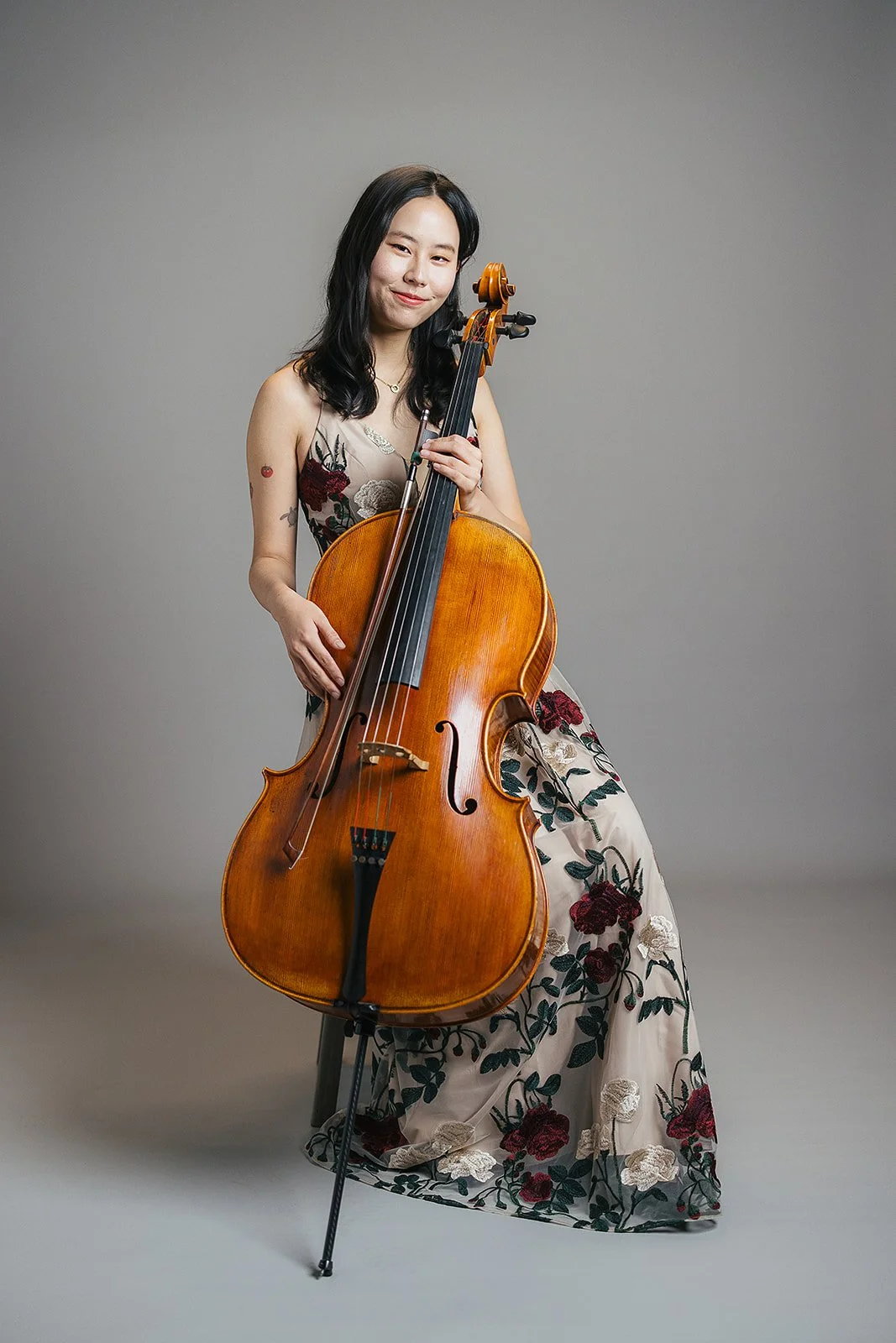 Woman with Cello in Durham NC