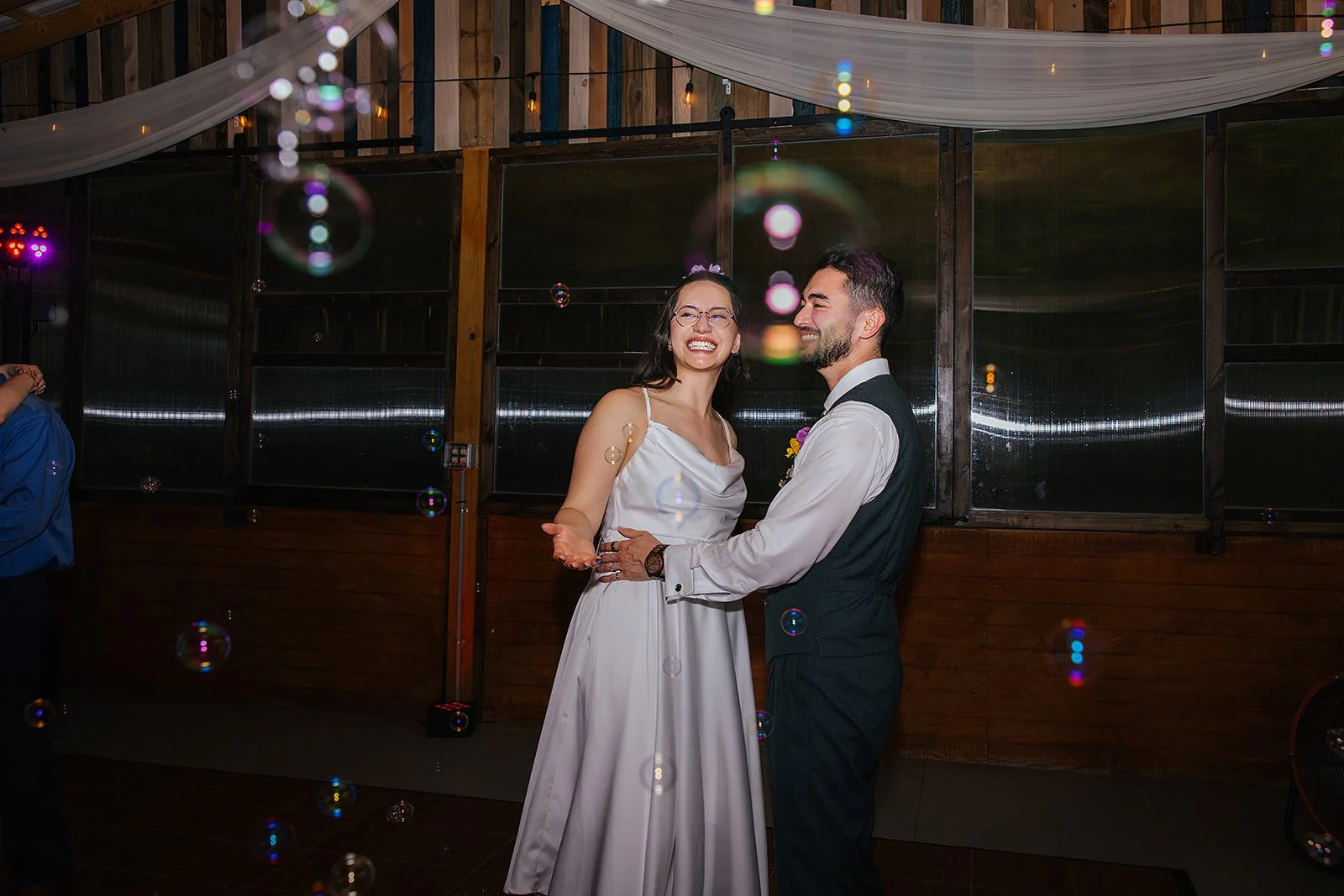 Chapel Hill wedding photographer — first dance reception